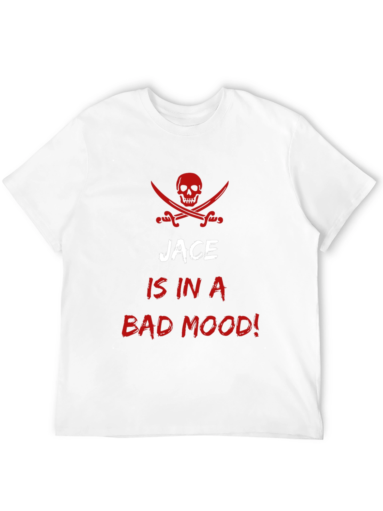 Jace is in a Bad Mood! Pirate Skull T-Shirt