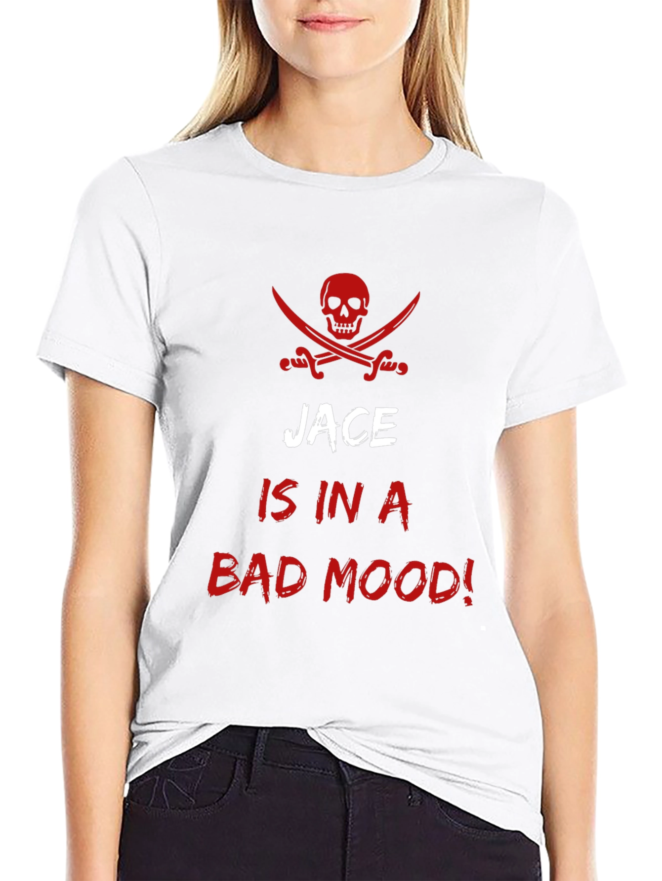 Jace is in a Bad Mood! Pirate Skull T-Shirt