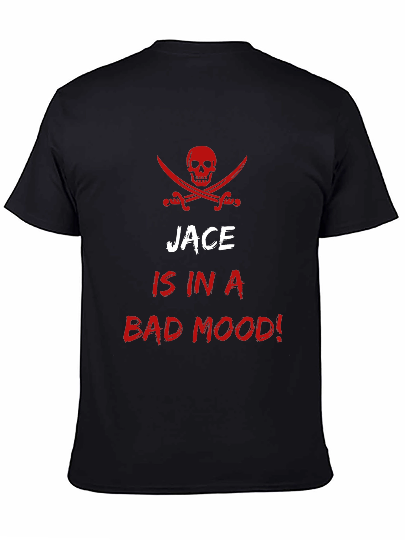 Jace is in a Bad Mood! Pirate Skull T-Shirt