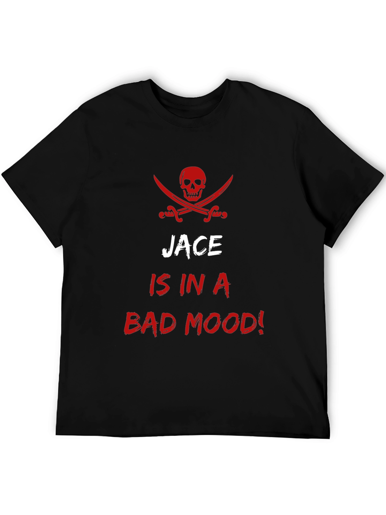 Jace is in a Bad Mood! Pirate Skull T-Shirt