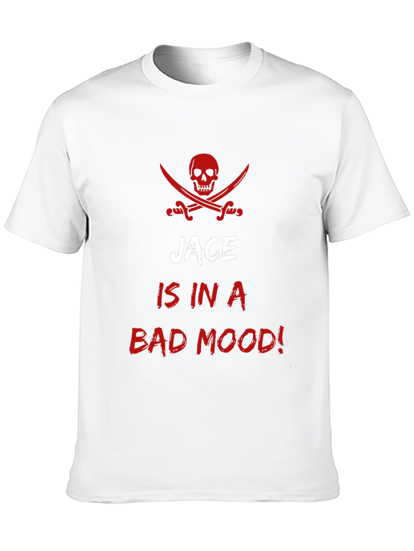 Jace is in a Bad Mood! Pirate Skull T-Shirt