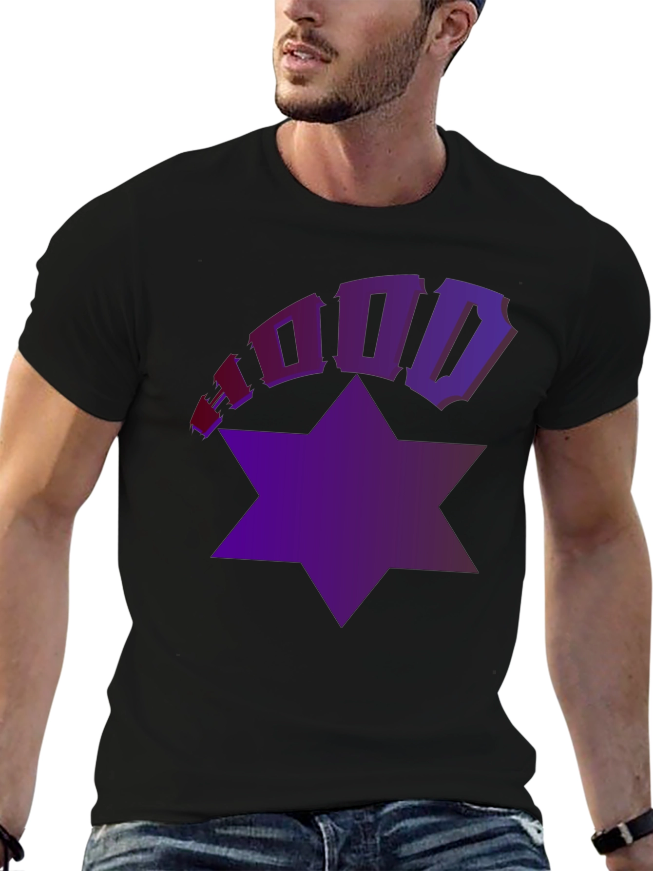 Hood Star T-Shirt - Stylish Graphic Tee