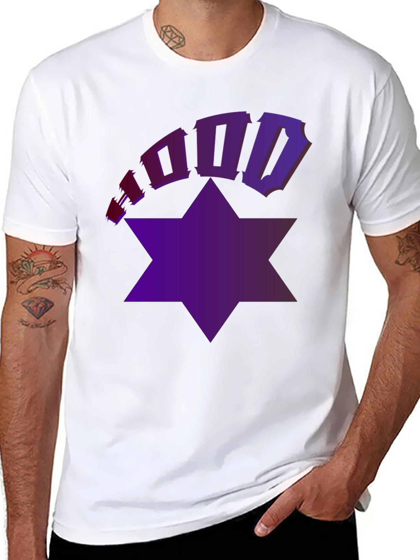 Hood Star T-Shirt - Stylish Graphic Tee