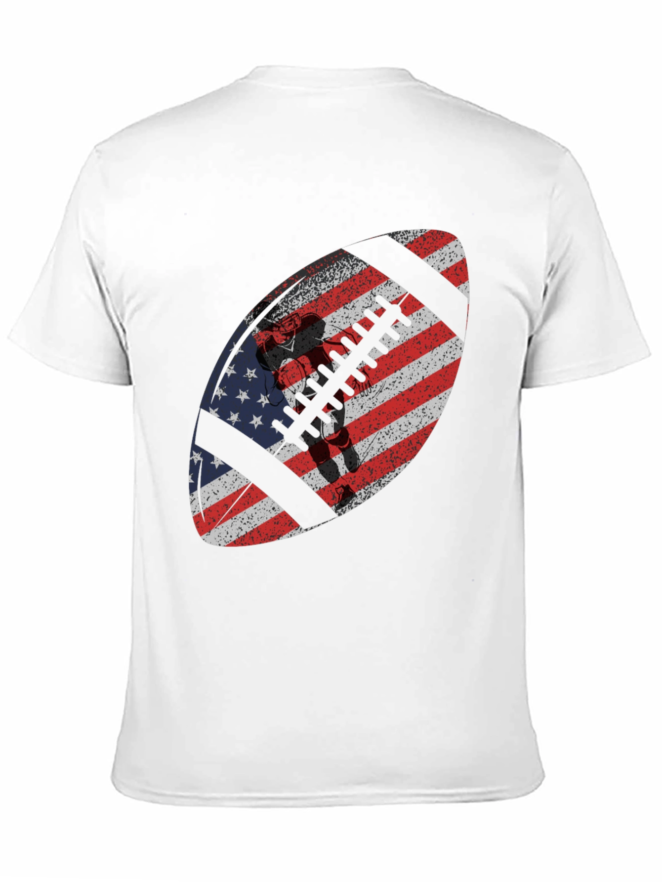 American Football Flag Graphic Tee