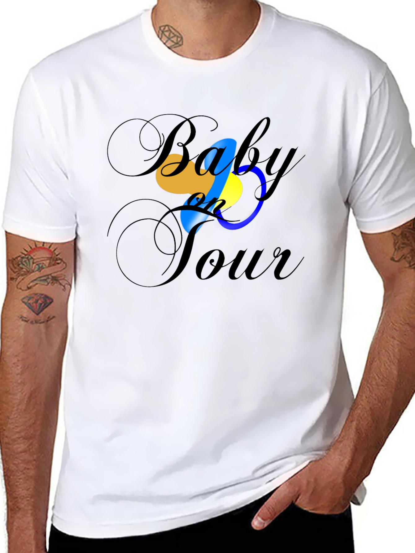 Baby on Tour Black T-Shirt