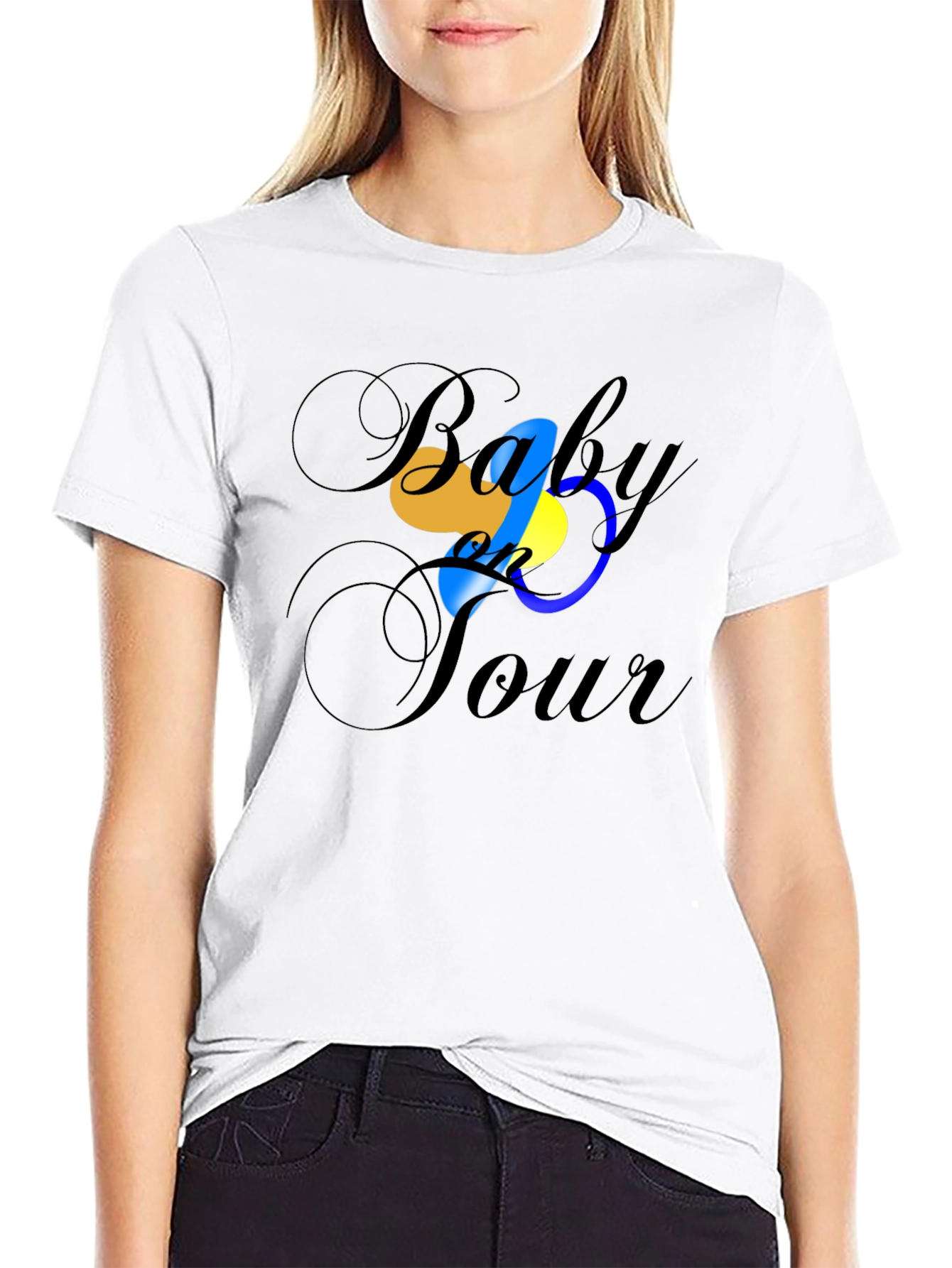 Baby on Tour Black T-Shirt