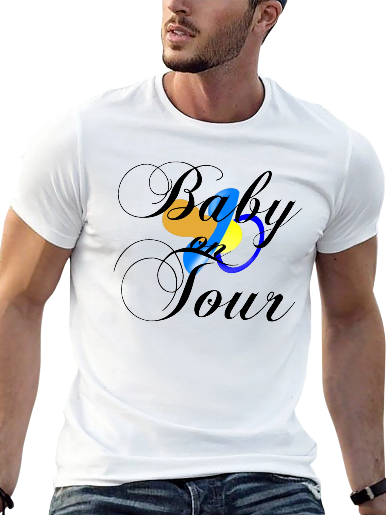 Baby on Tour Black T-Shirt