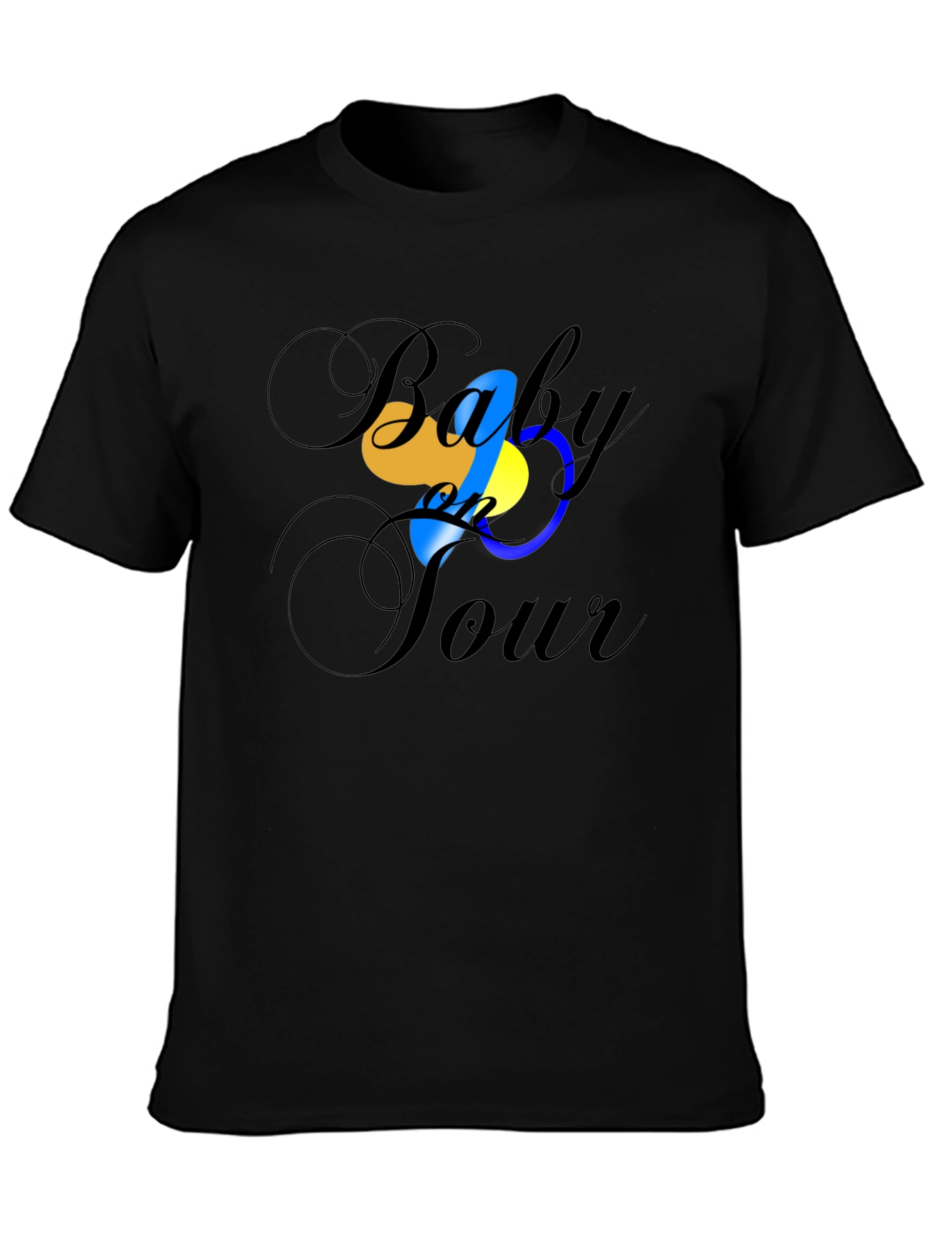 Baby on Tour Black T-Shirt