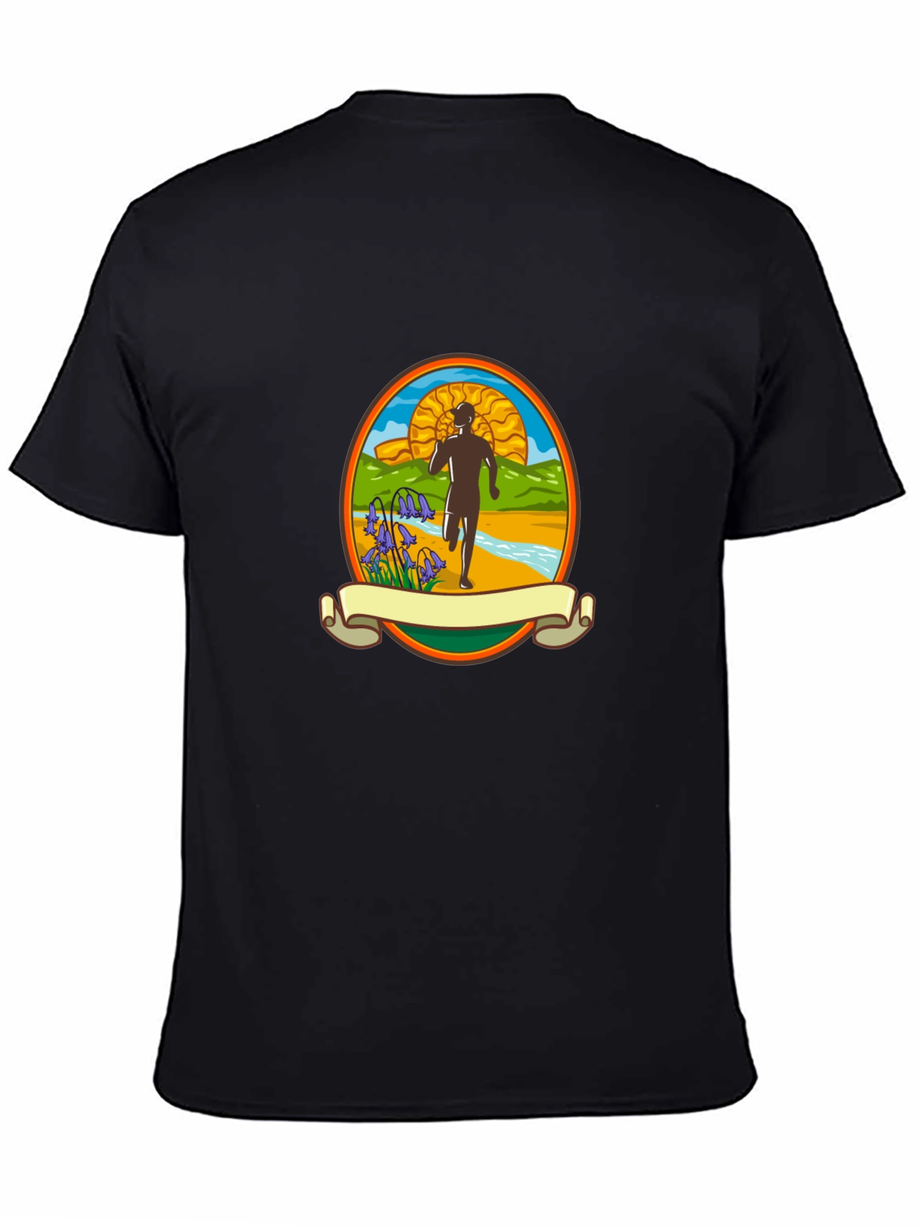 Runner Landscape Graphic T-Shirt