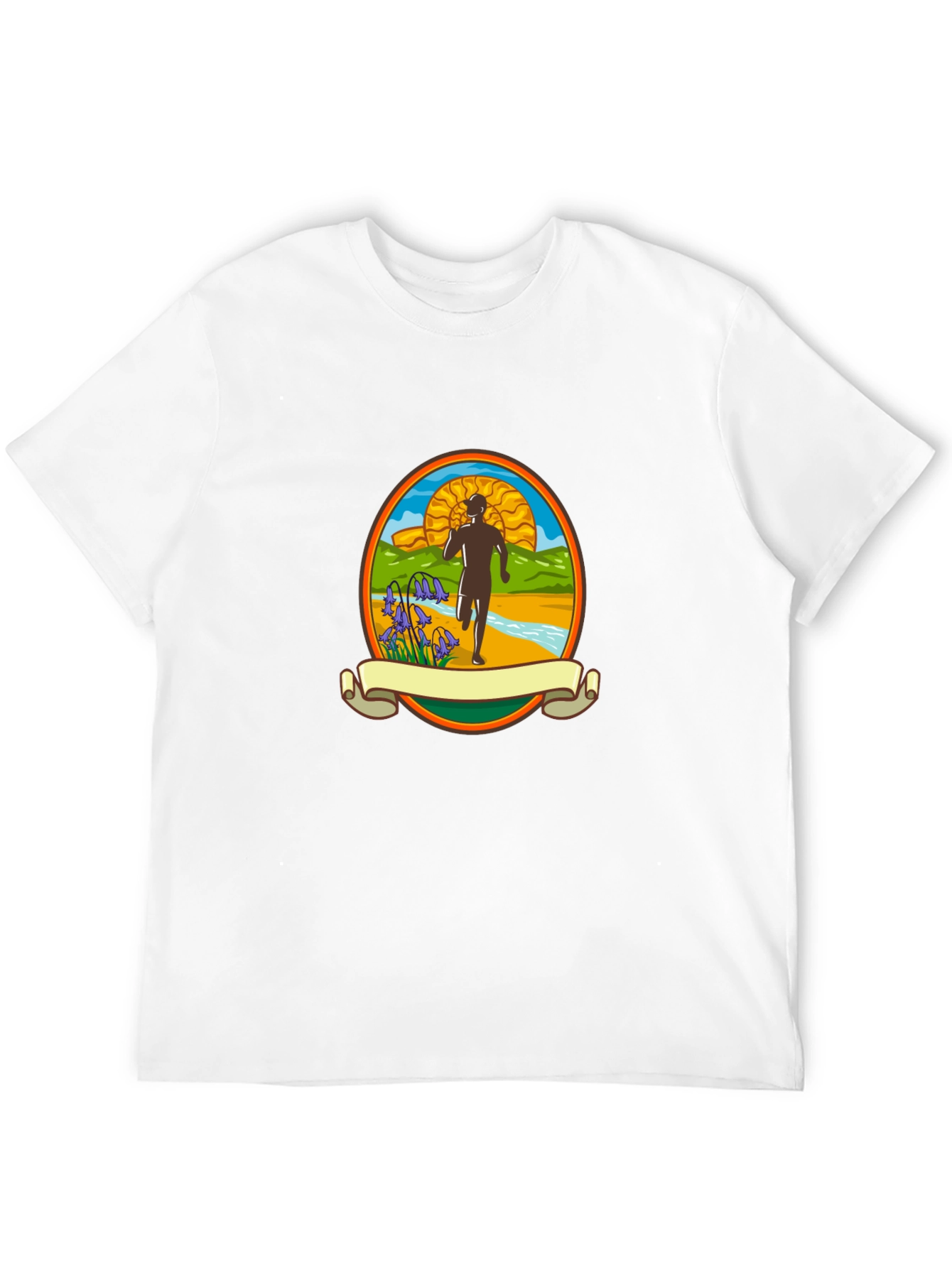 Runner Landscape Graphic T-Shirt