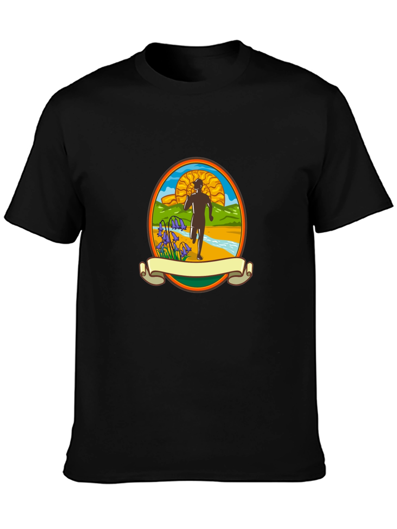 Runner Landscape Graphic T-Shirt
