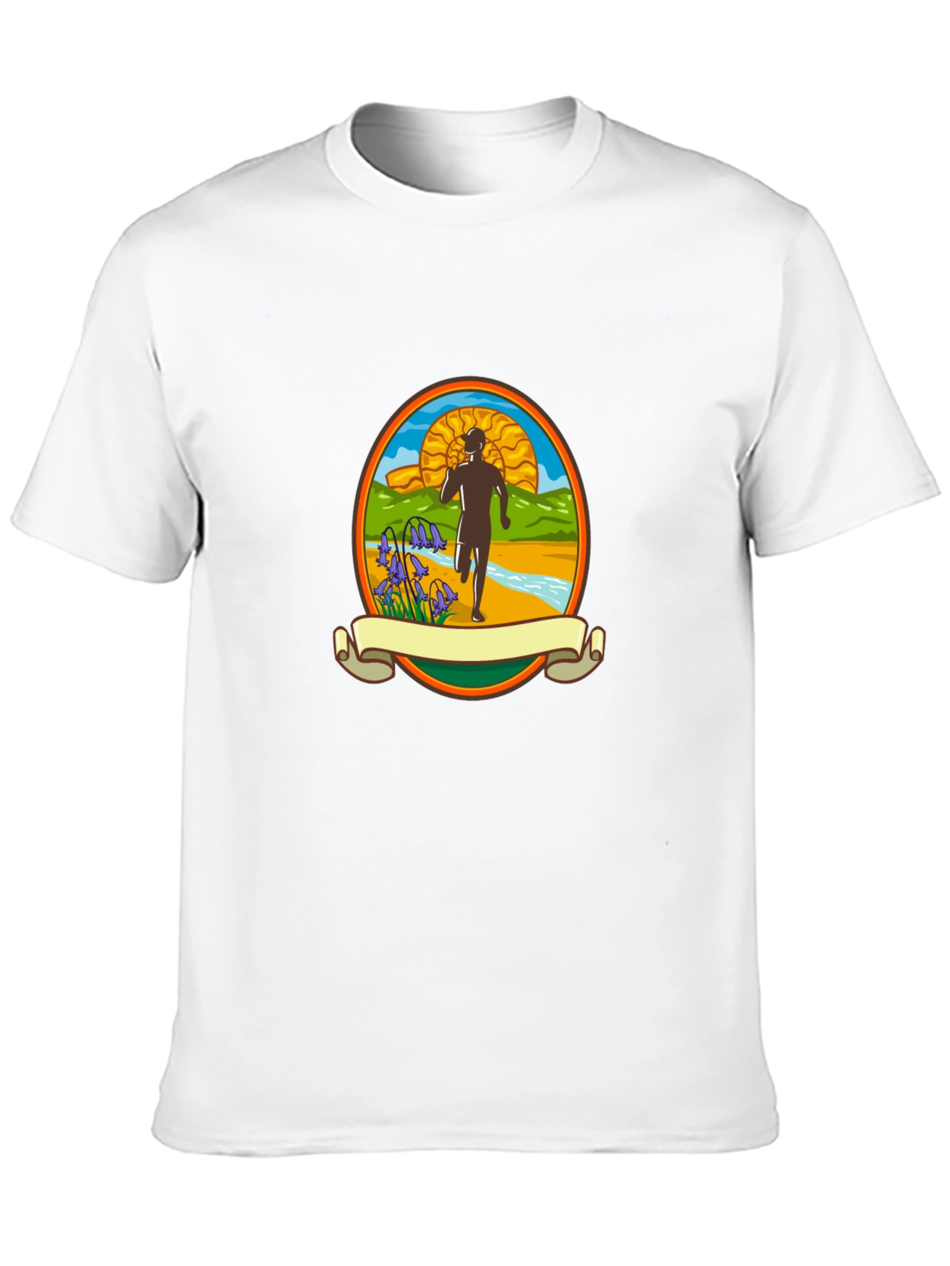 Runner Landscape Graphic T-Shirt