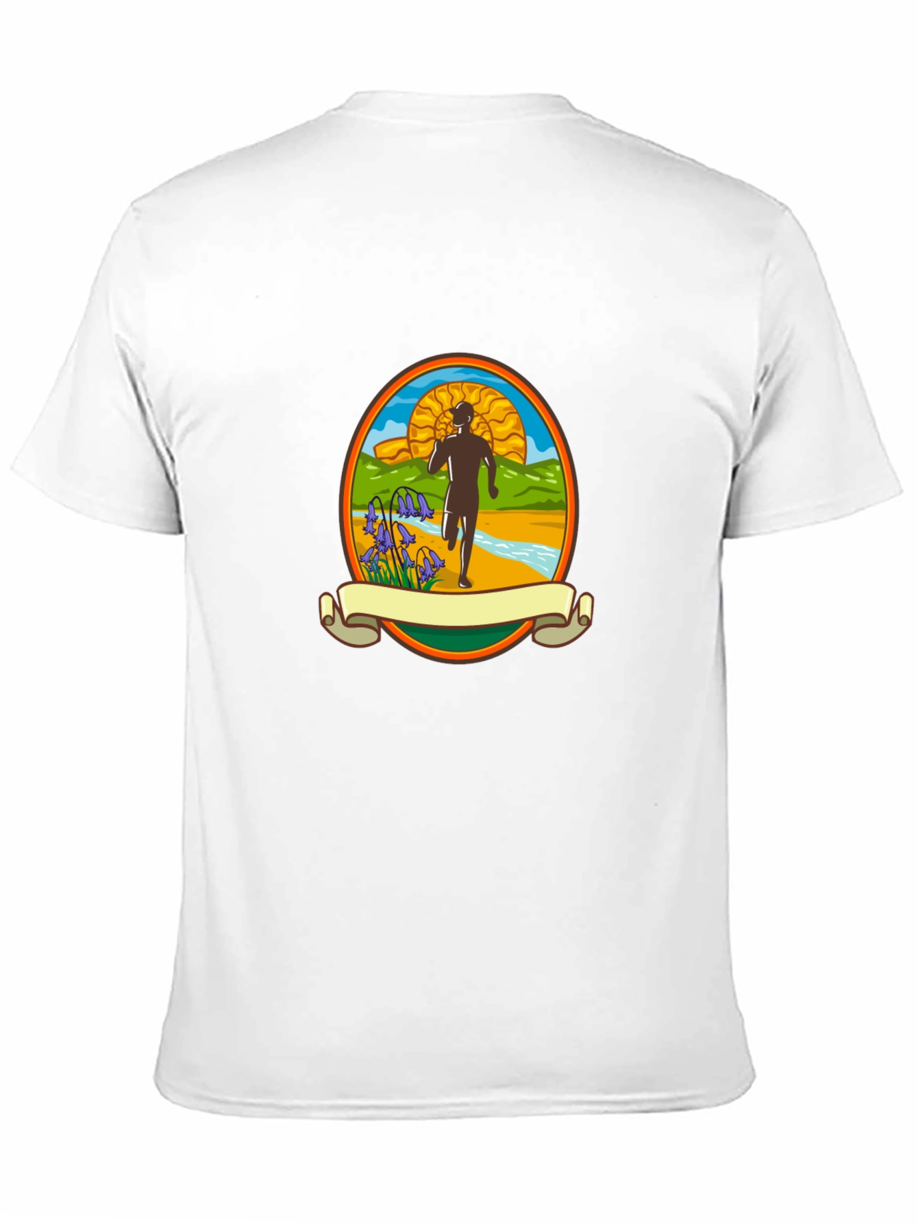 Runner Landscape Graphic T-Shirt
