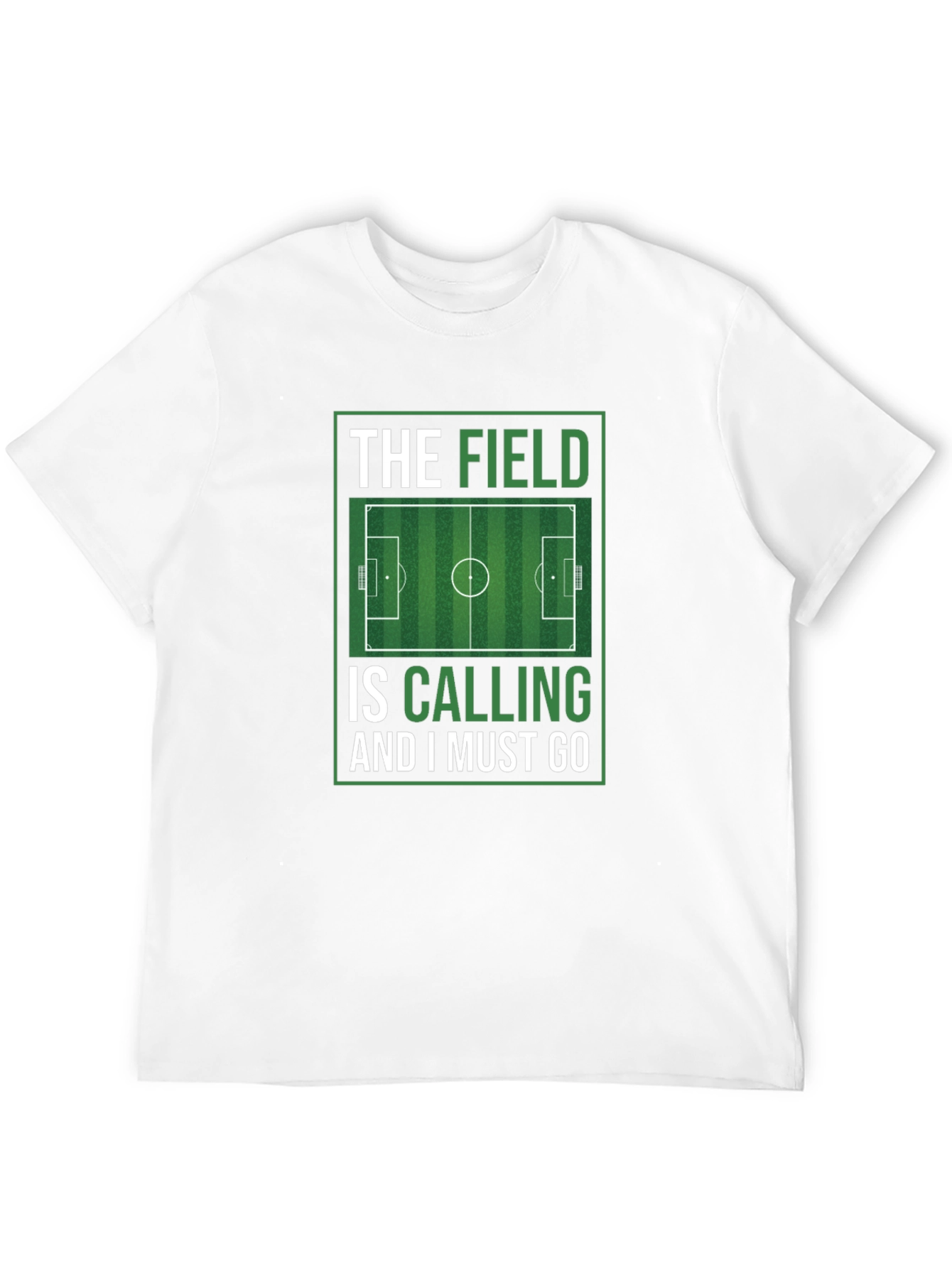 The Field is Calling Soccer Graphic T-Shirt