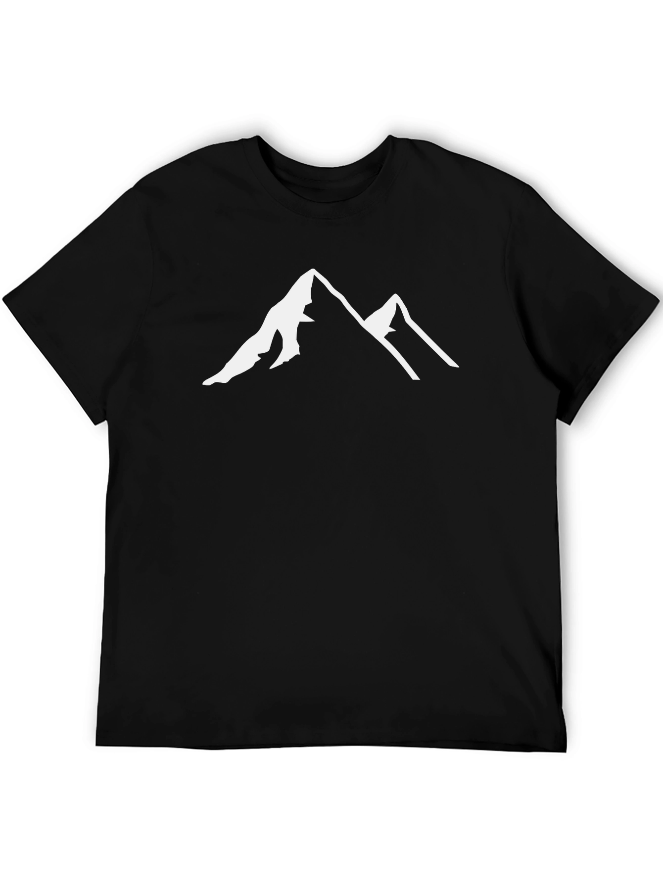 Mountain Peak Graphic T-Shirt - Black