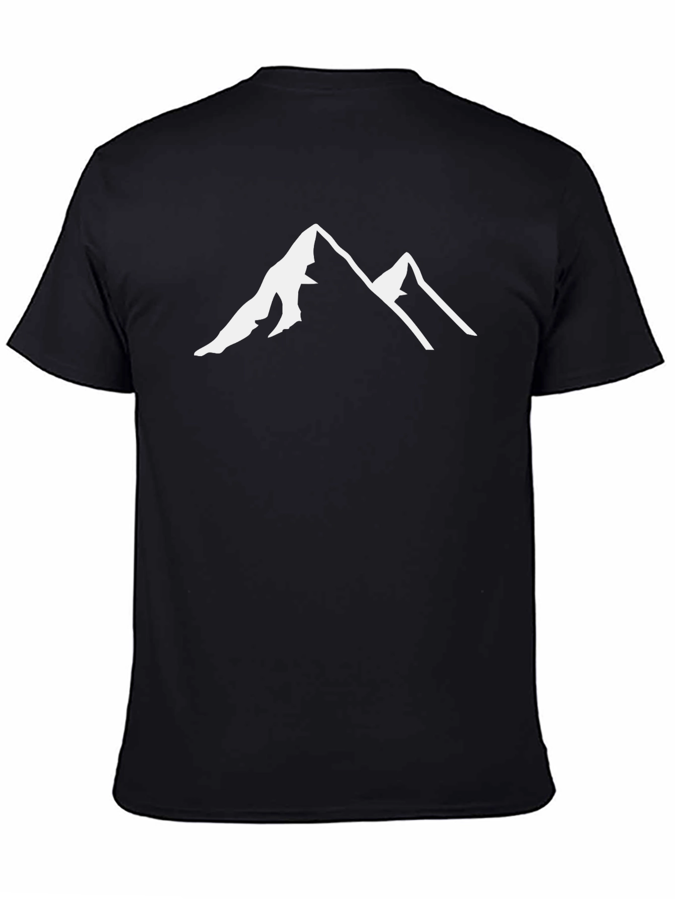Mountain Peak Graphic T-Shirt - Black