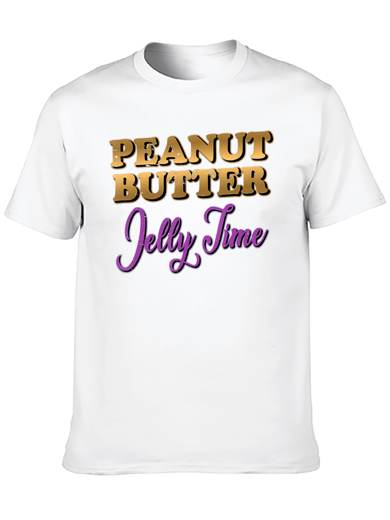 Peanut Butter Jelly Time Black T-Shirt