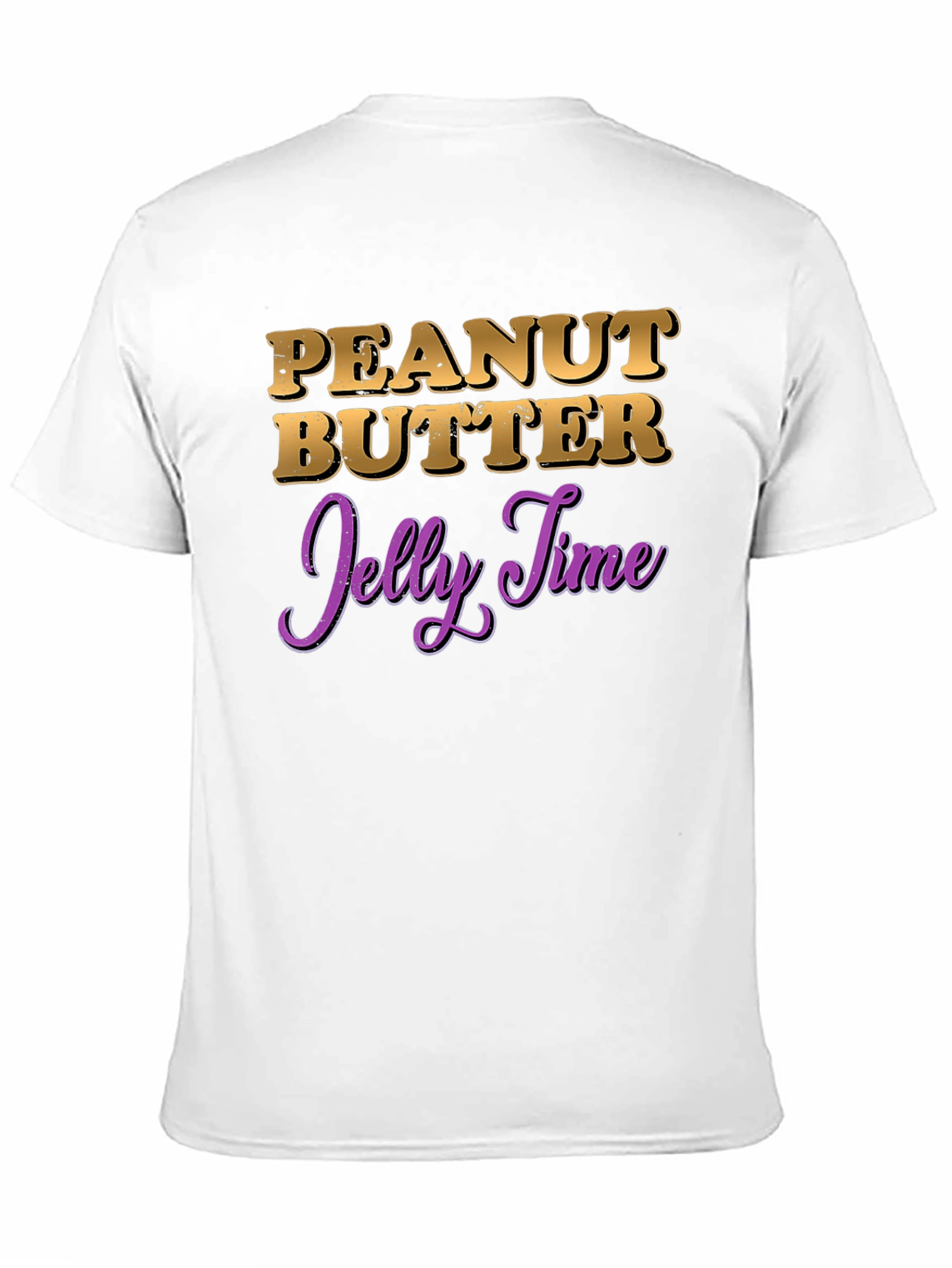 Peanut Butter Jelly Time Black T-Shirt