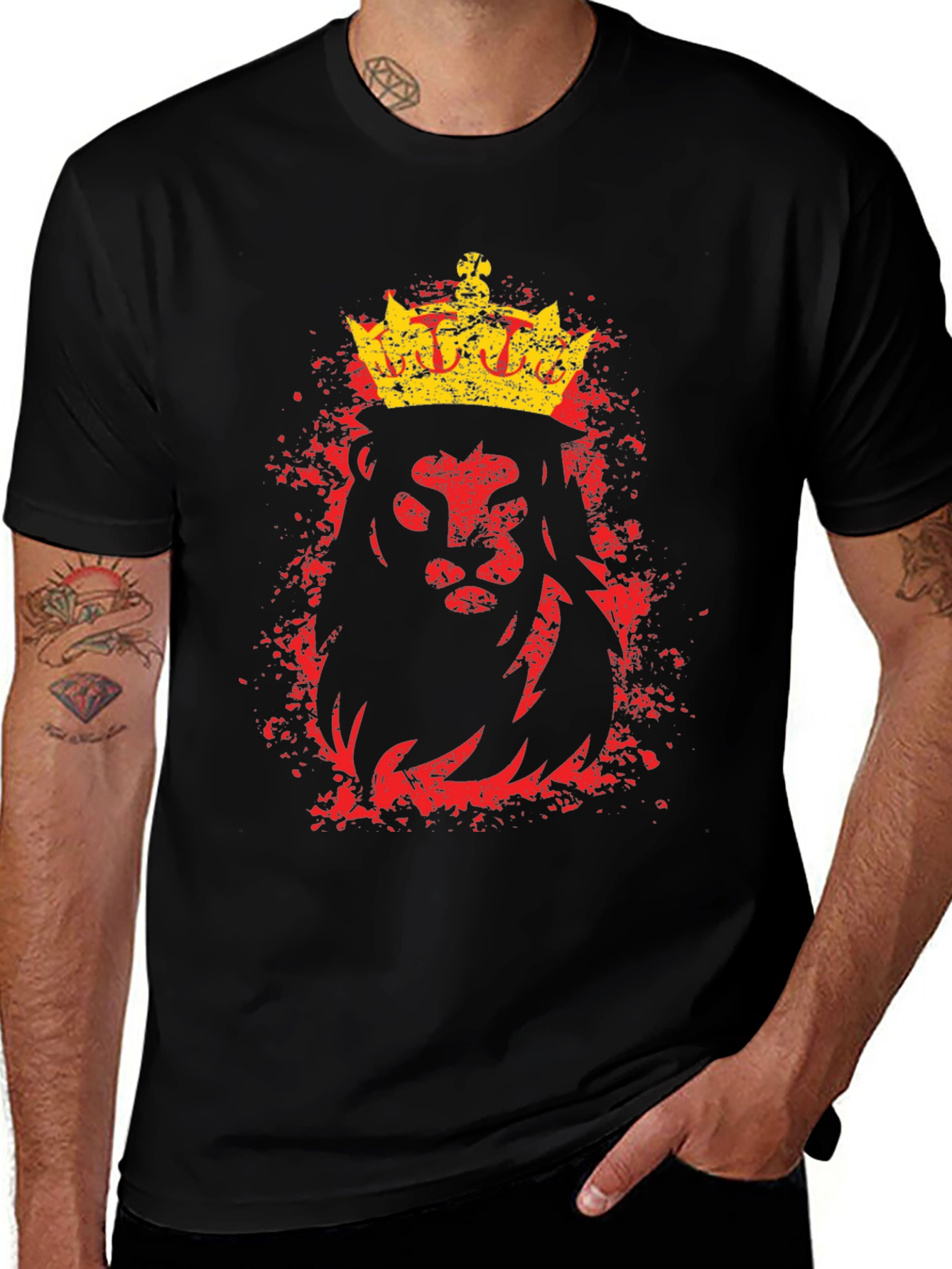 Lion King Graphic Tee - Black T-Shirt