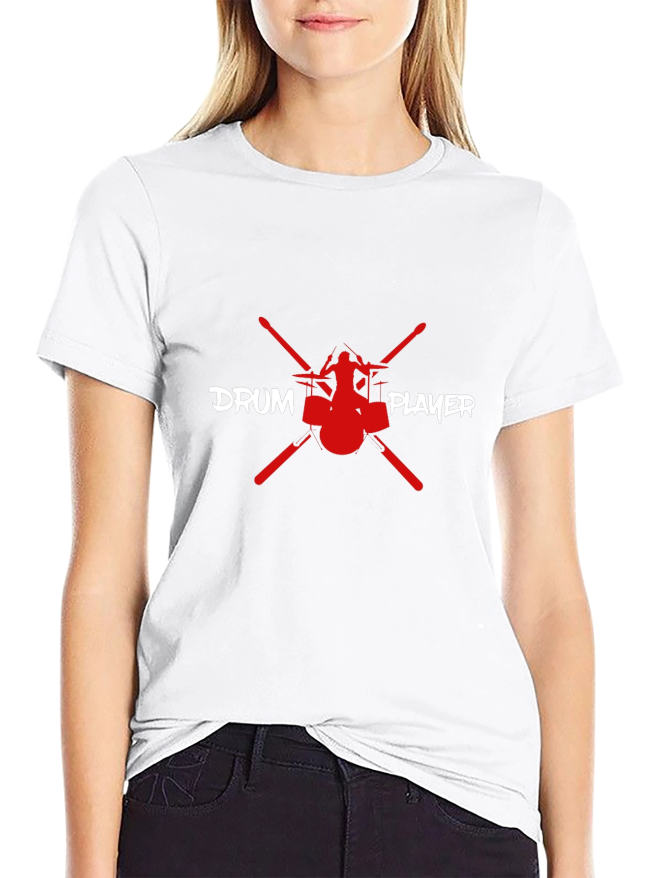 Drum Player Graphic Tee - Music Lover T-Shirt