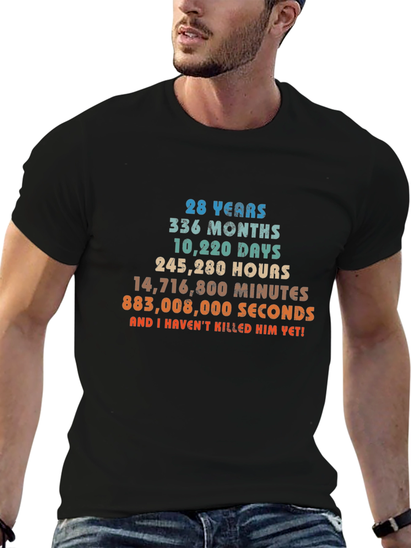 28 Years Anniversary Funny T-Shirt