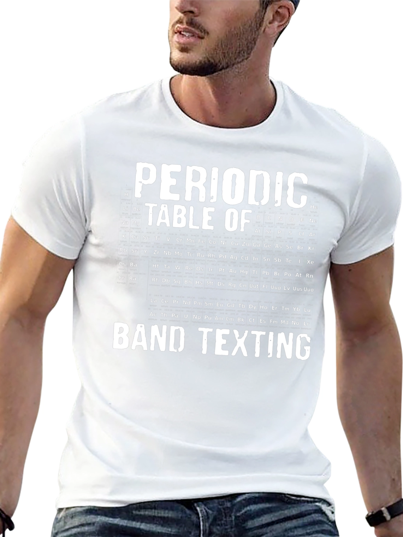 Periodic Table of Band Texting T-Shirt