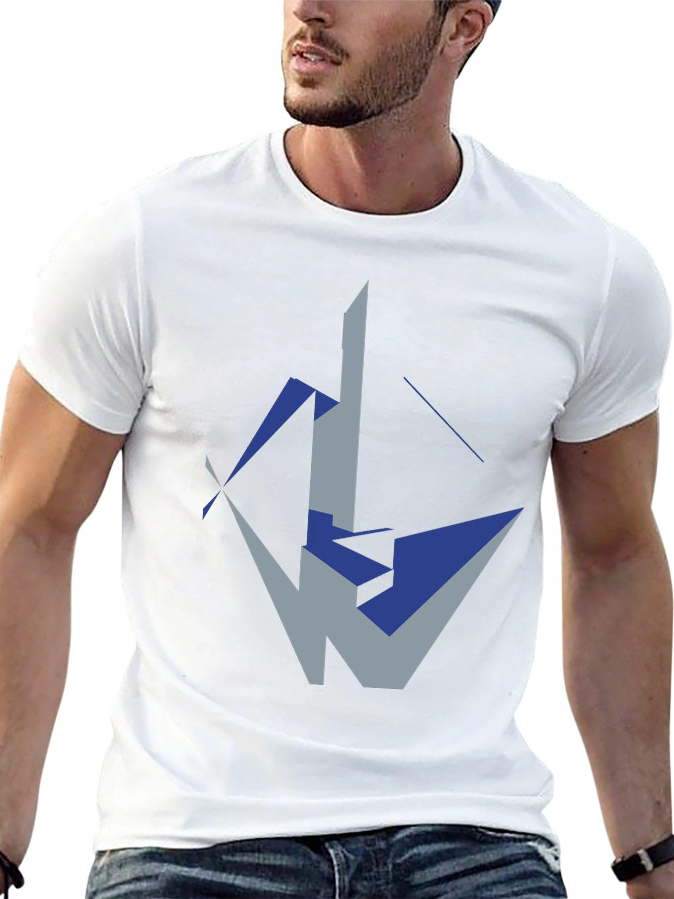 Abstract Geometric T-Shirt - Modern Art Tee