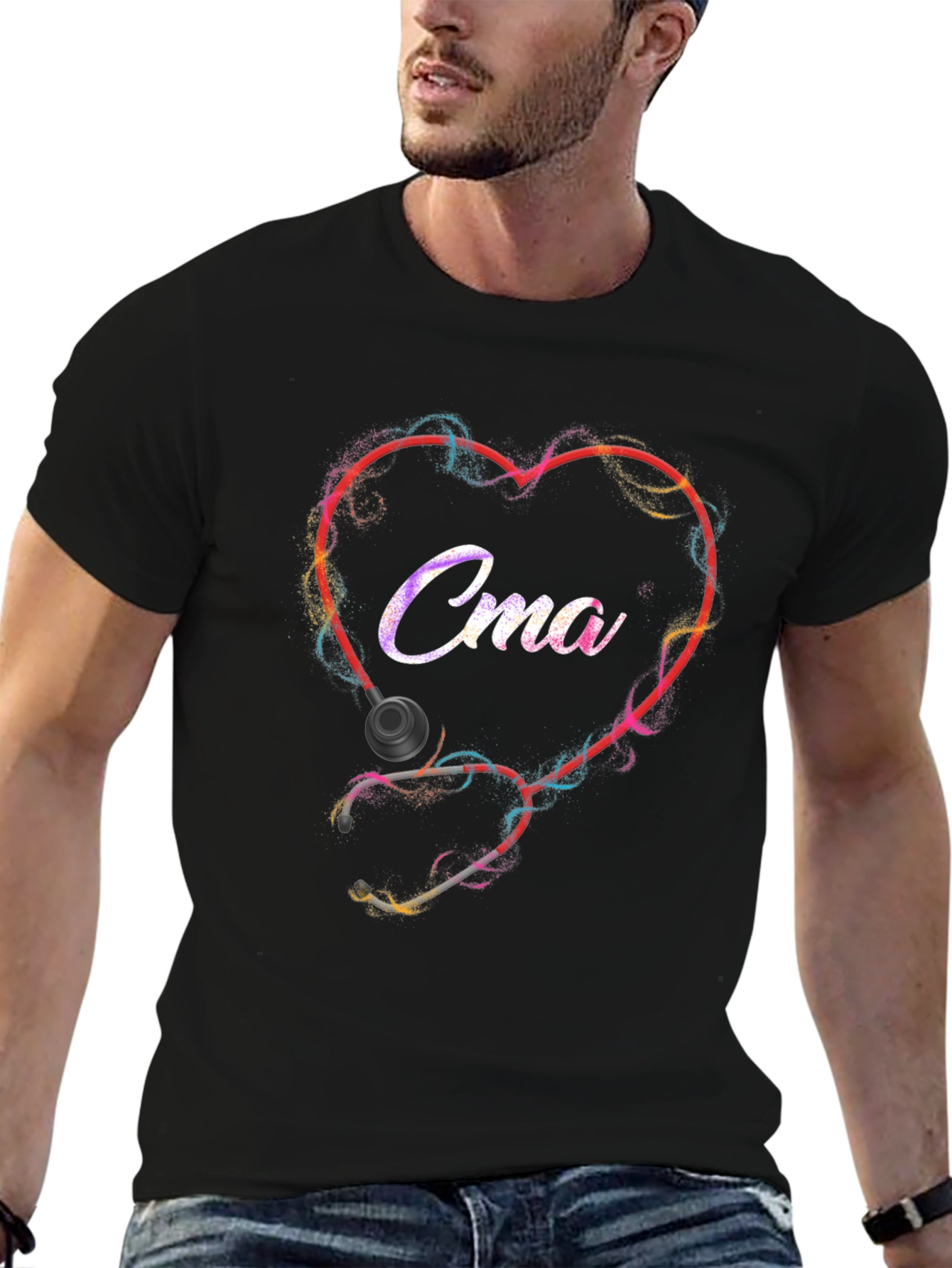 CMA Heart Stethoscope T-Shirt