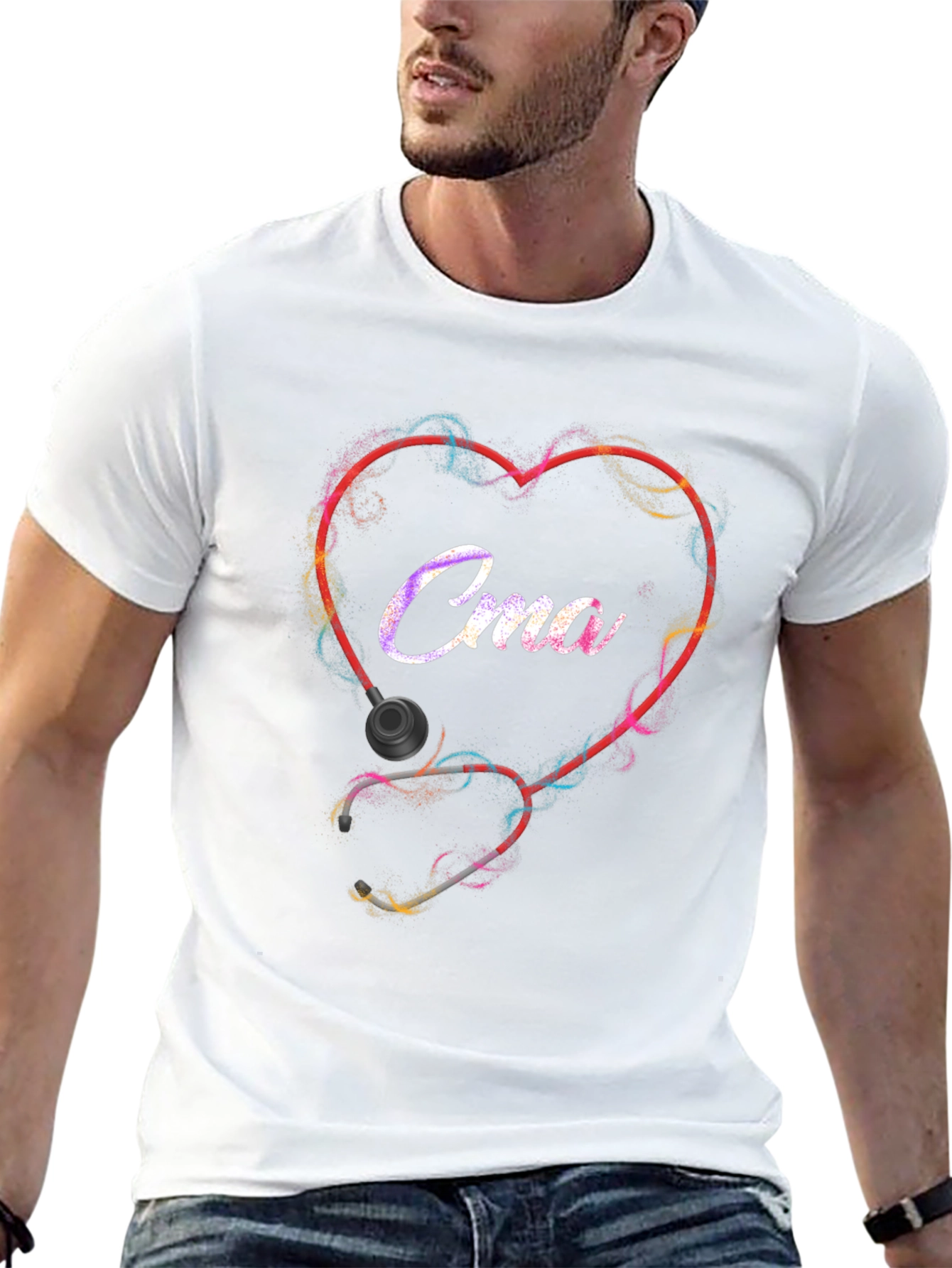 CMA Heart Stethoscope T-Shirt