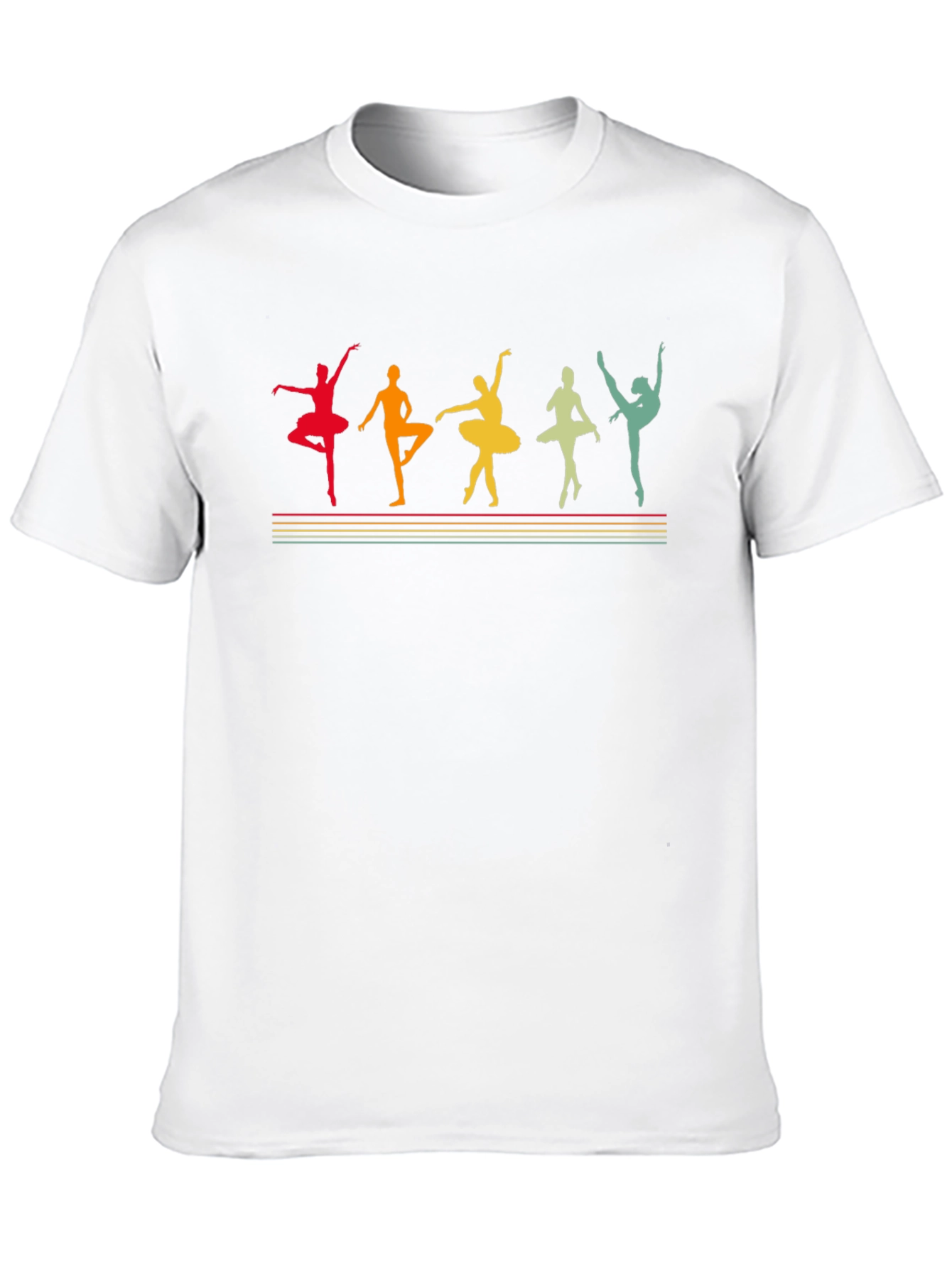 Ballet Dancer Silhouette Graphic T-Shirt