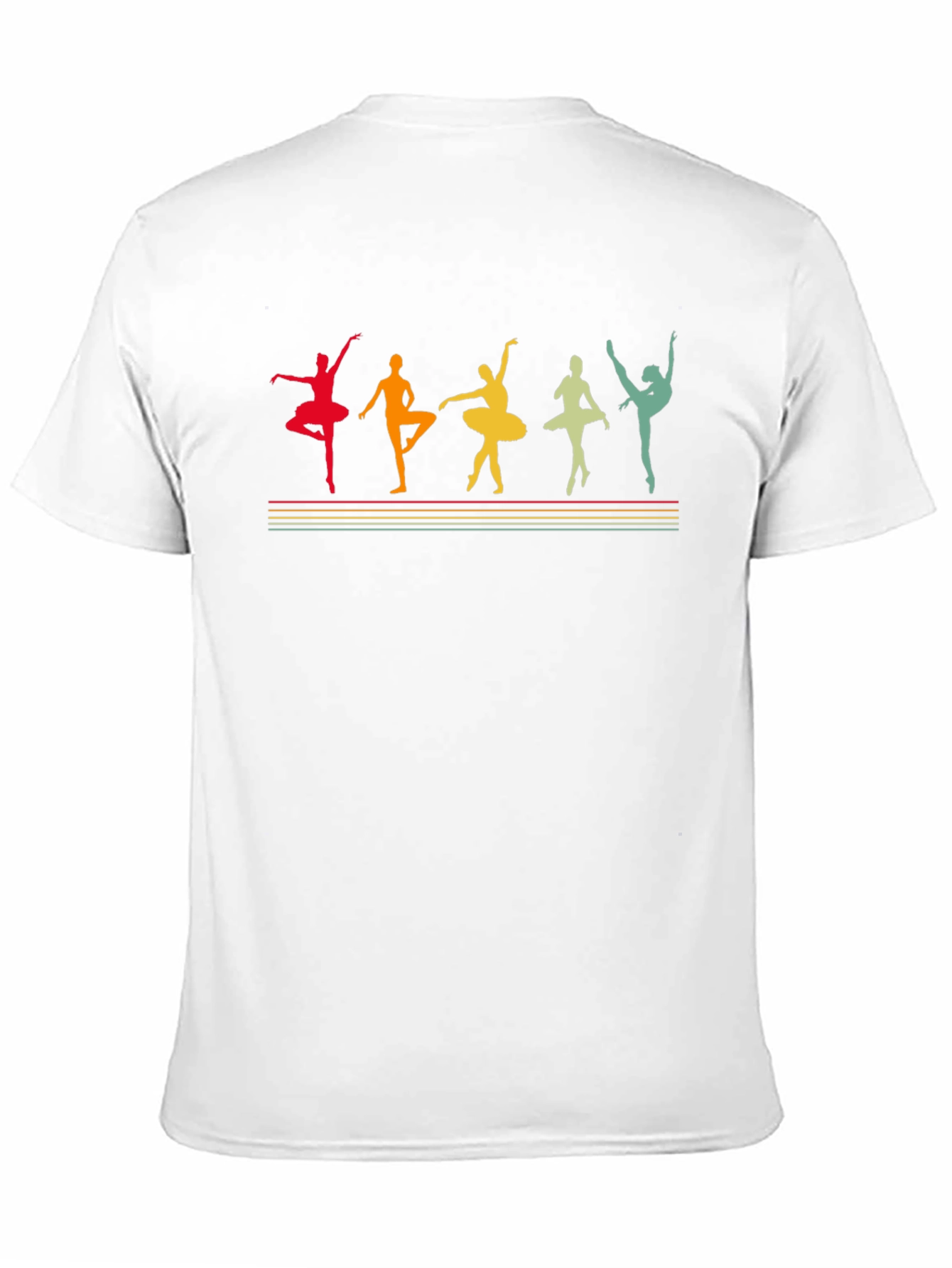Ballet Dancer Silhouette Graphic T-Shirt