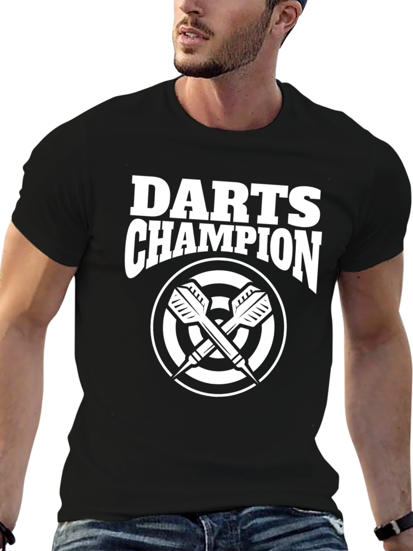 Darts Champion Graphic Tee - Cool Dart Player T-Shirt