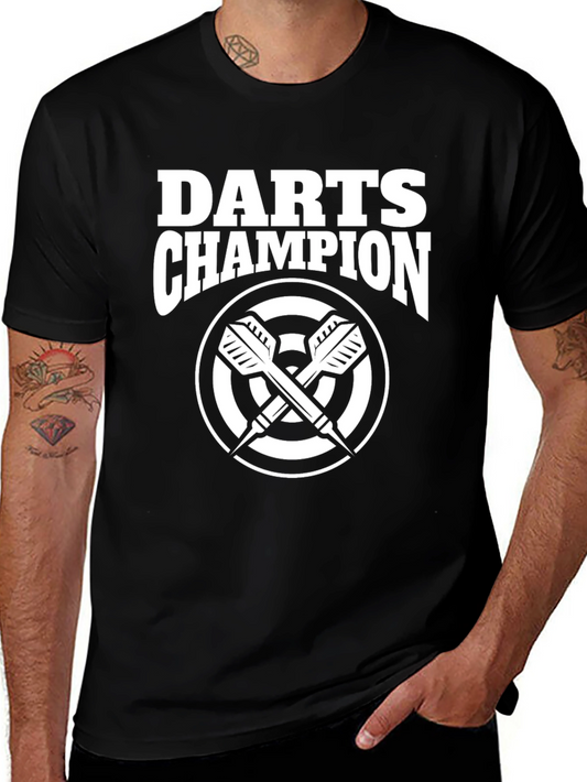 Darts Champion Graphic Tee - Cool Dart Player T-Shirt