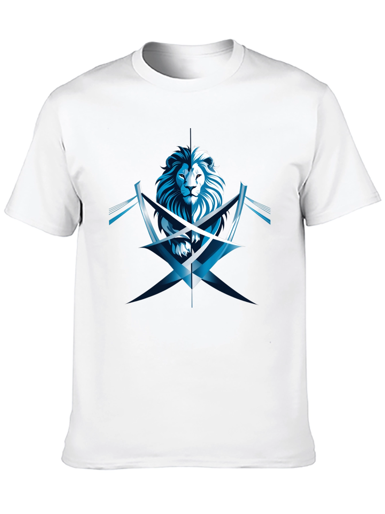 Lion Graphic Black T-Shirt - Modern Style