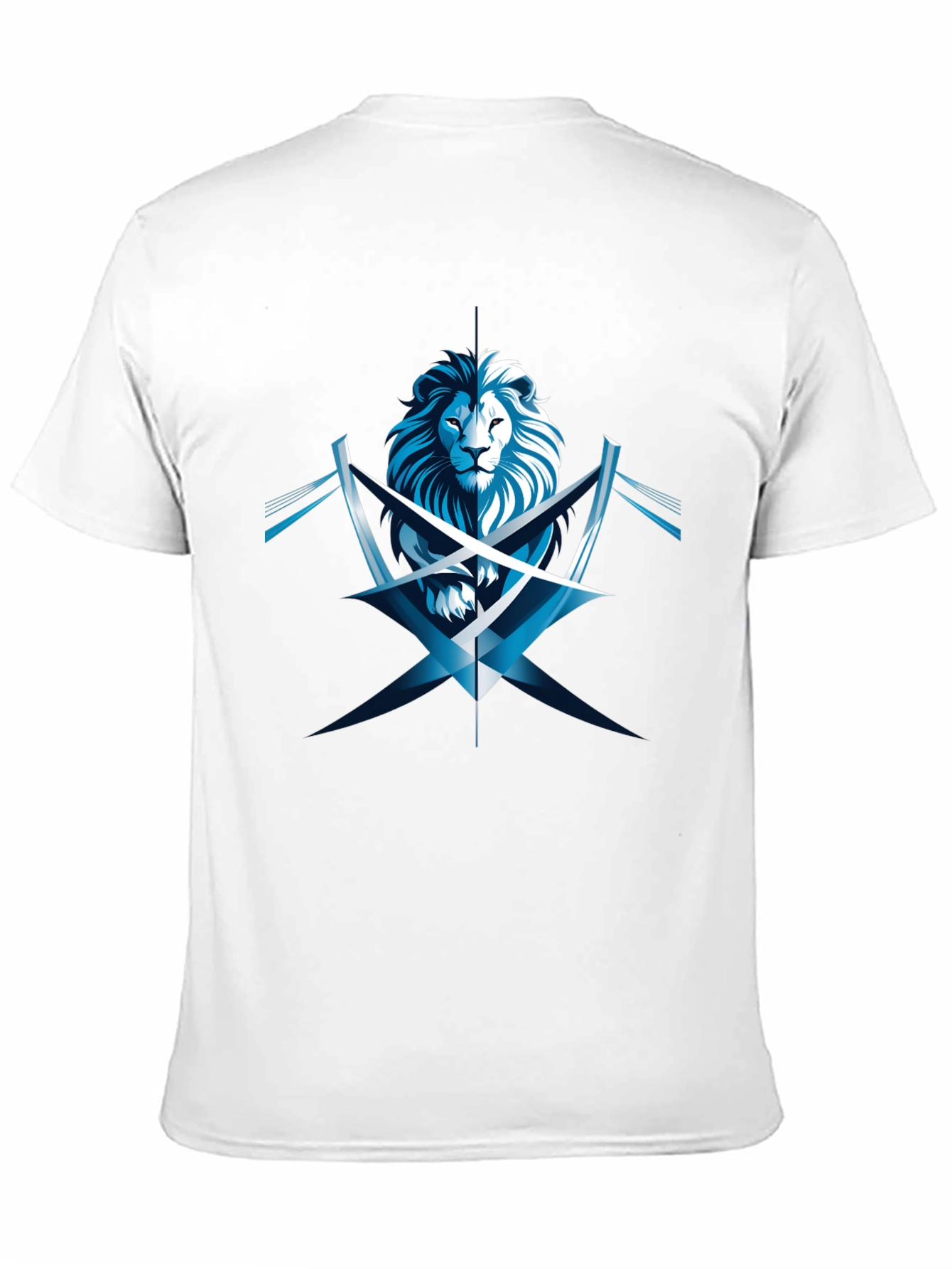 Lion Graphic Black T-Shirt - Modern Style