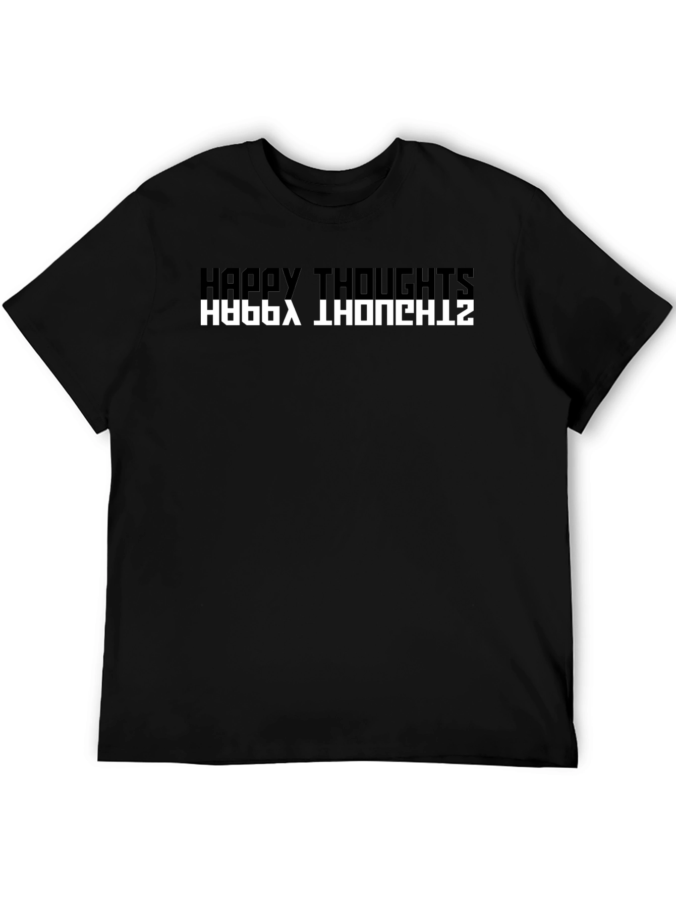 Happy Thoughts Inverted Graphic T-Shirt