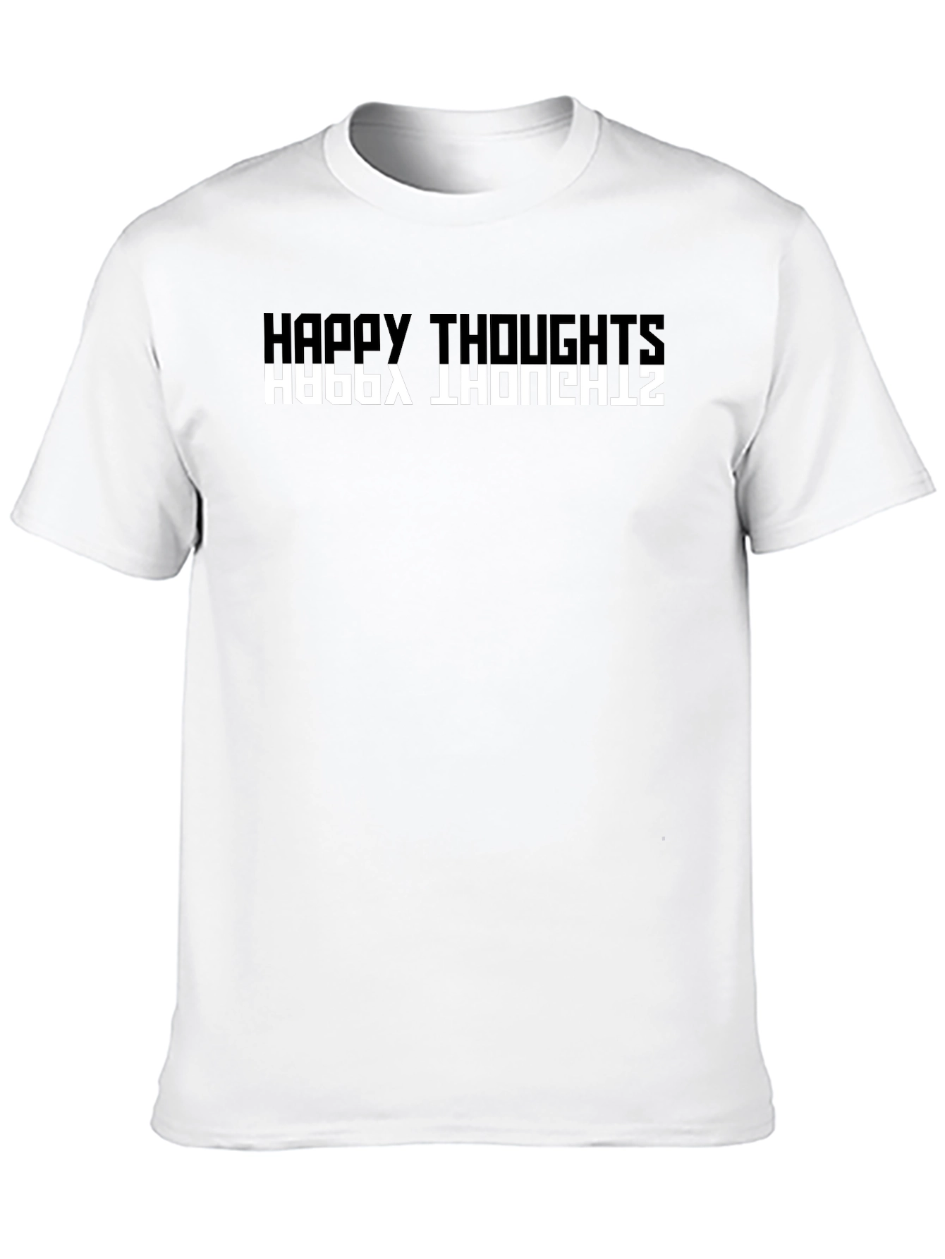 Happy Thoughts Inverted Graphic T-Shirt