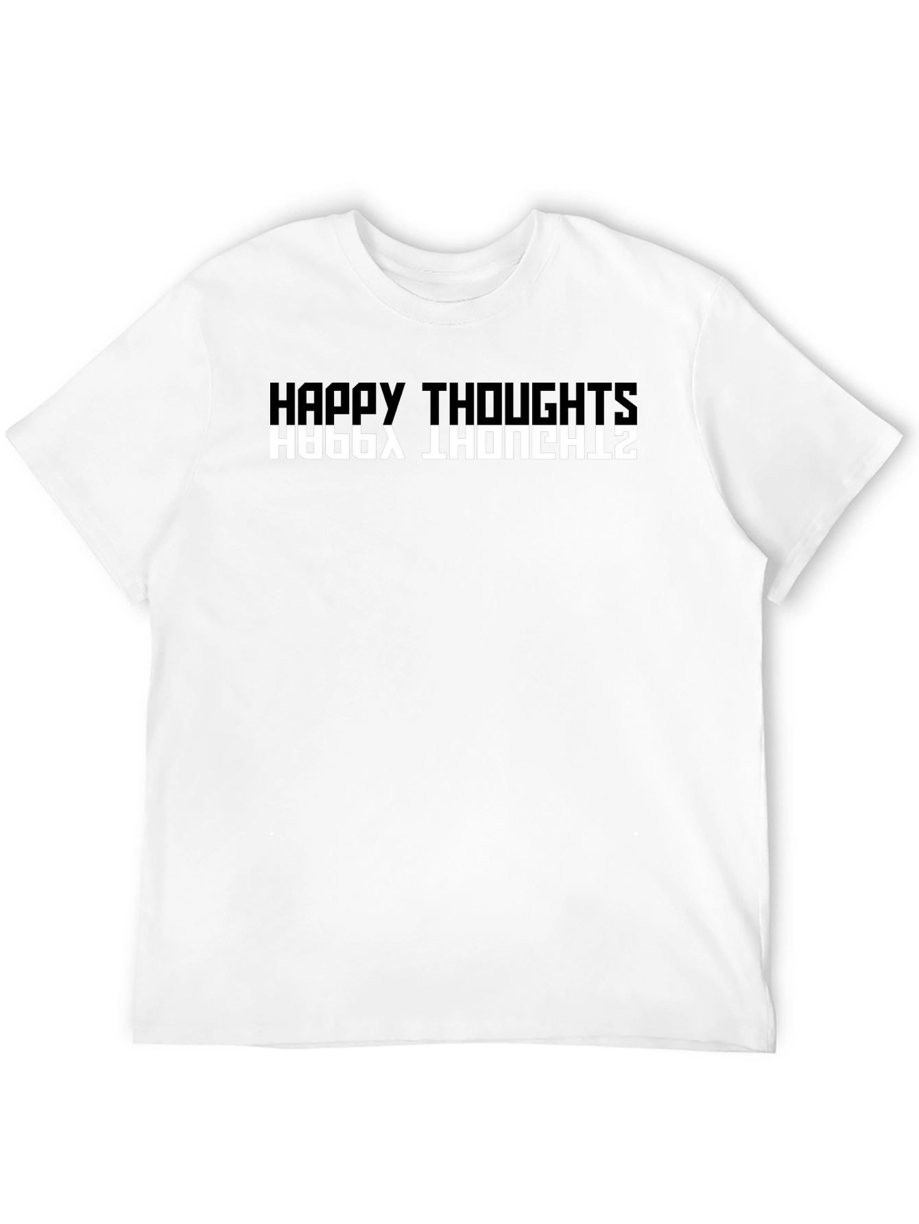 Happy Thoughts Inverted Graphic T-Shirt