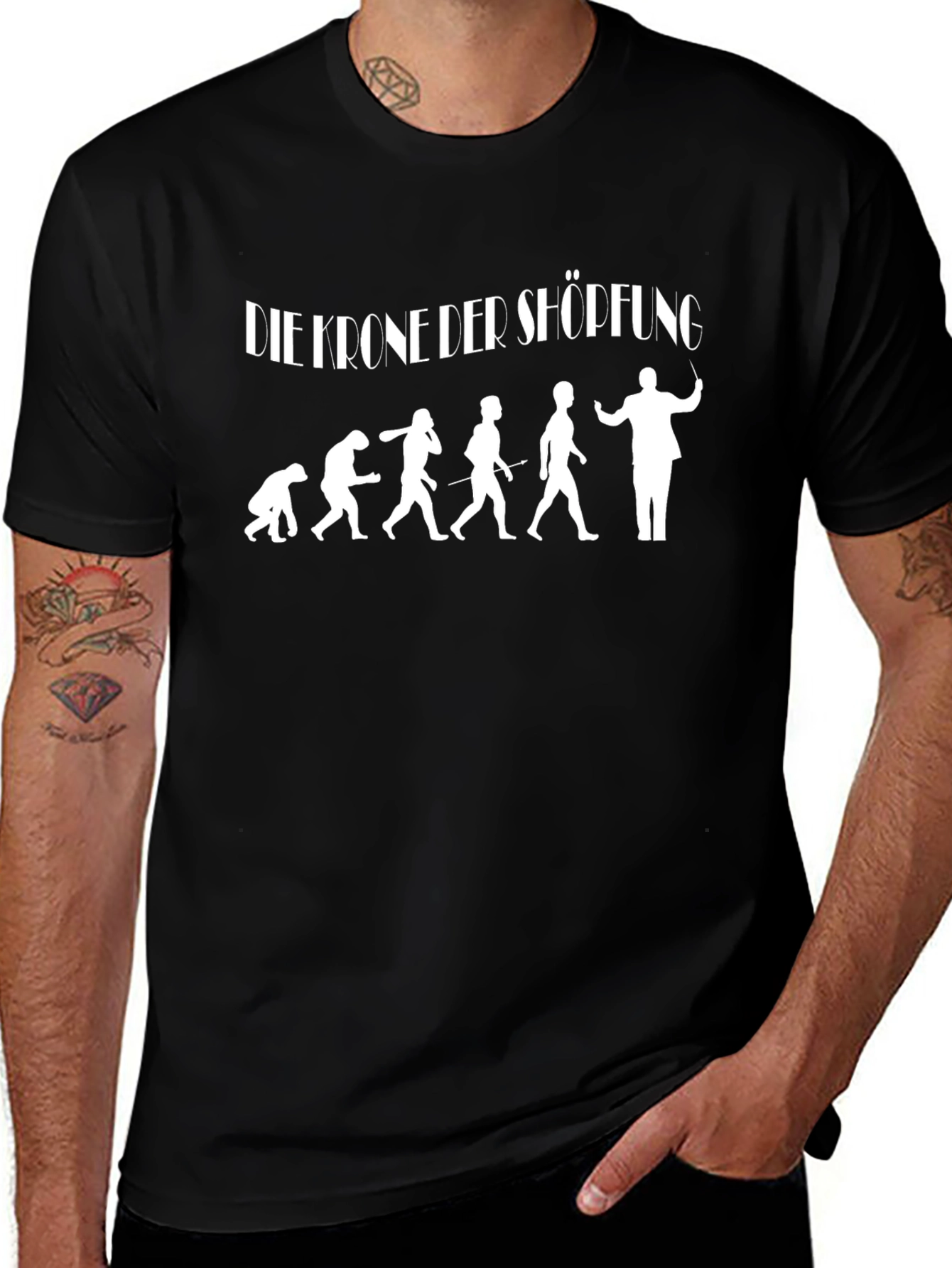 Evolution of Conductor Black T-Shirt