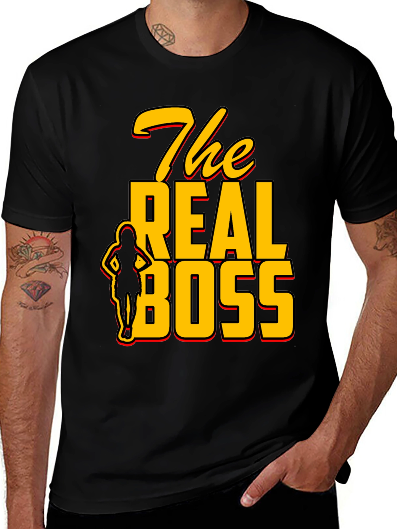 The Real Boss Graphic T-Shirt