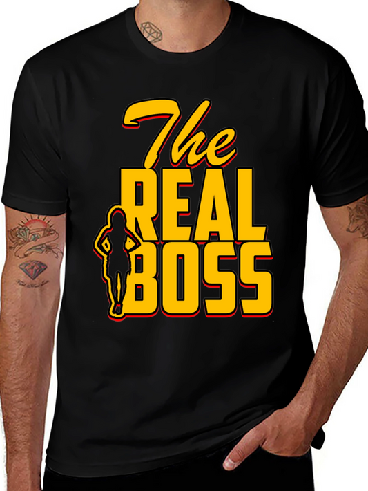 The Real Boss Graphic T-Shirt