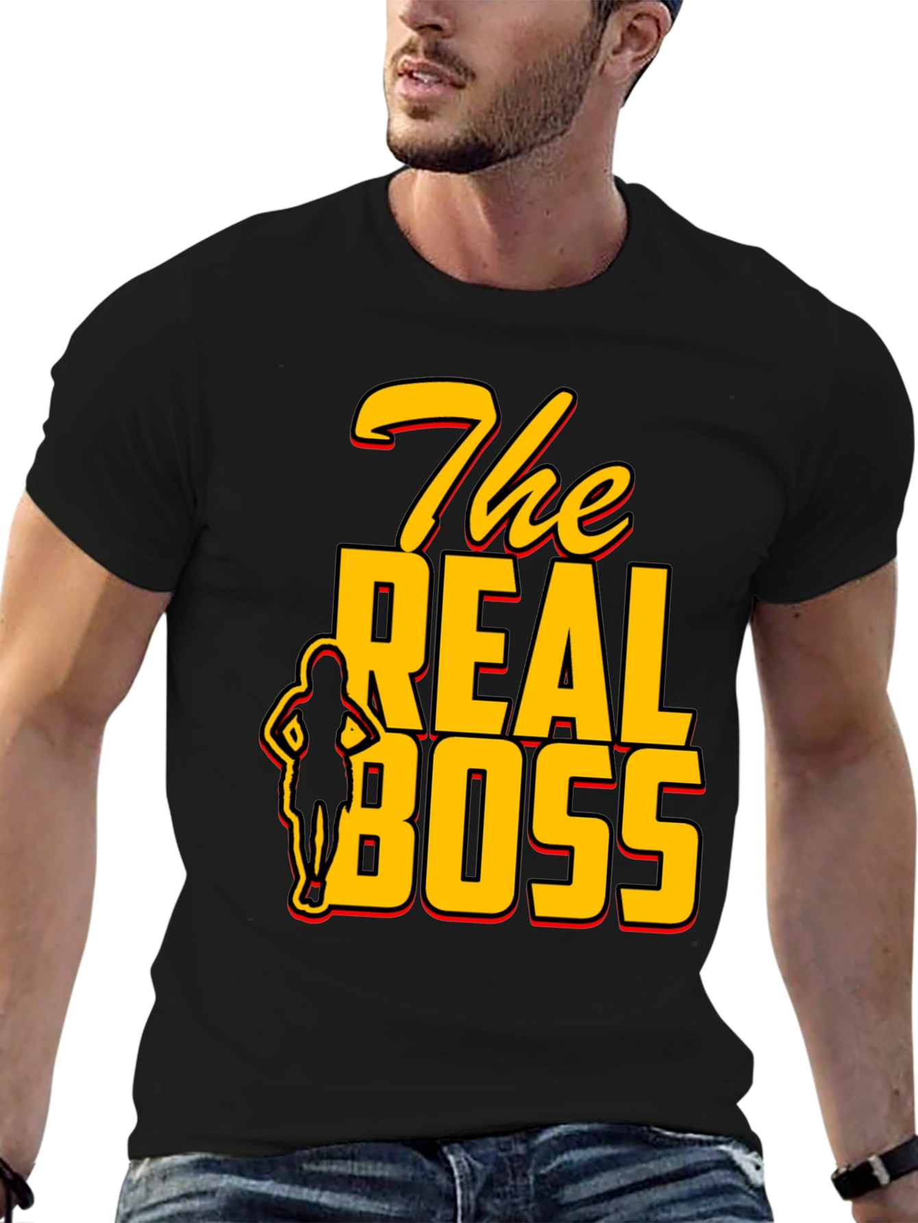 The Real Boss Graphic T-Shirt