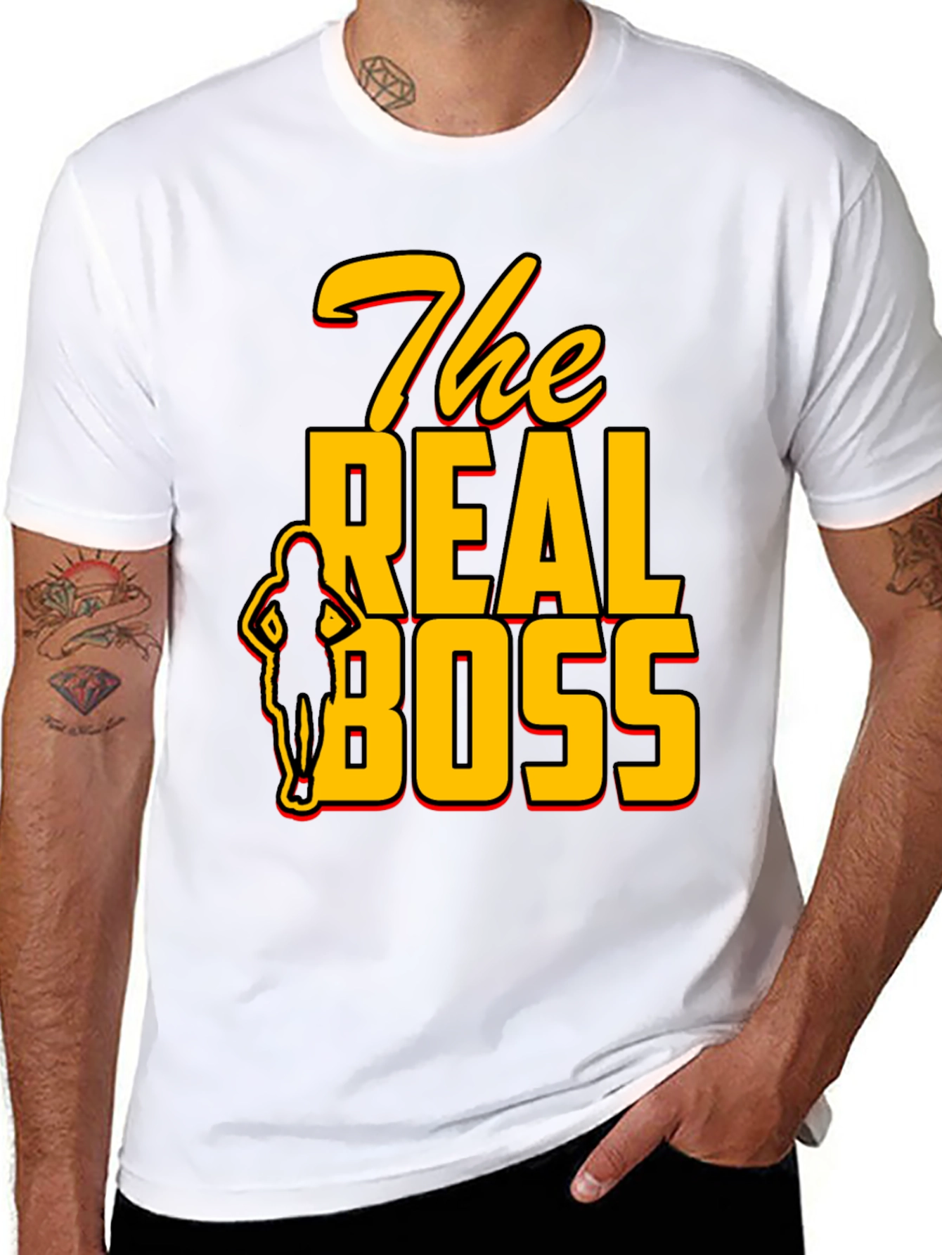 The Real Boss Graphic T-Shirt