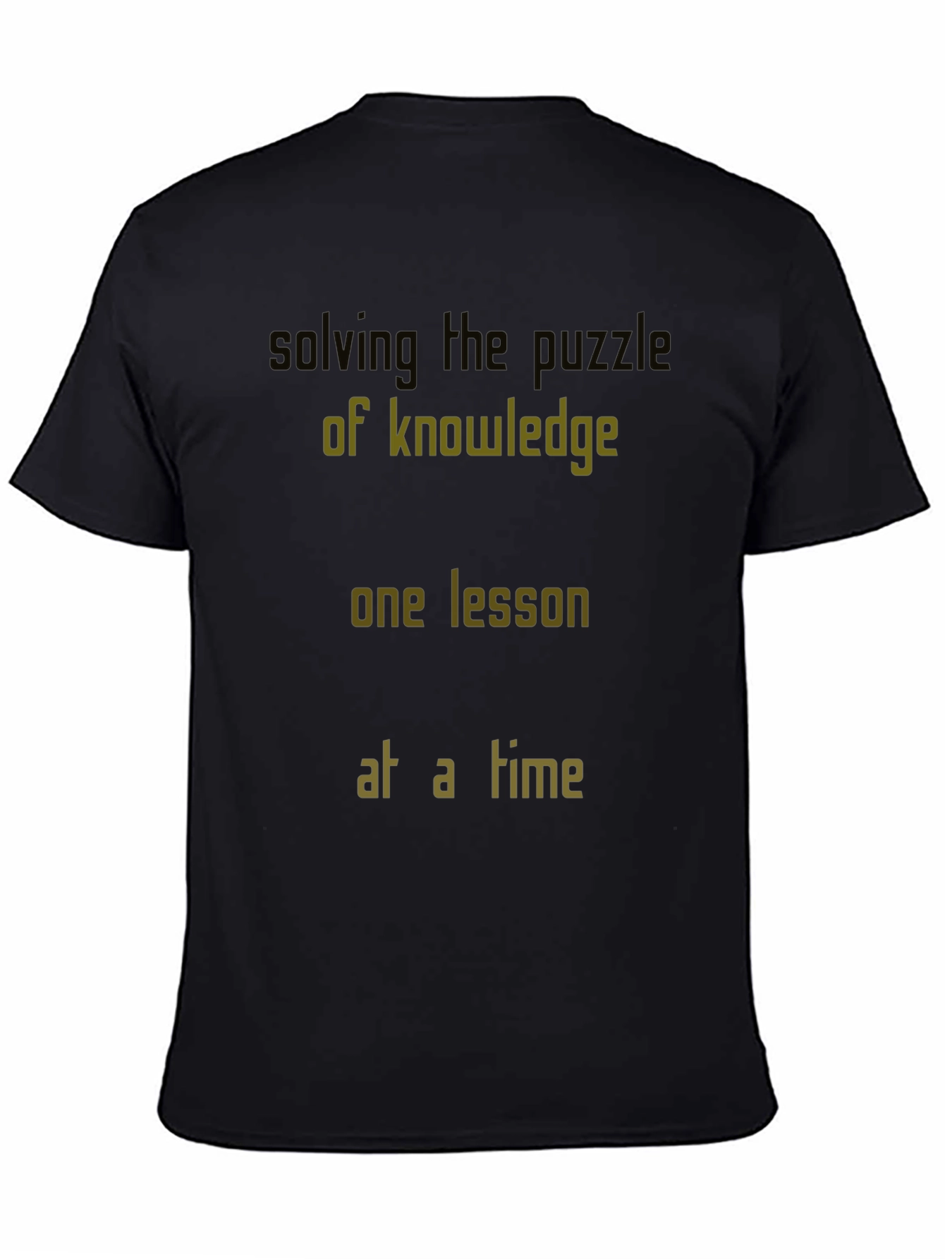 Knowledge Puzzle T-Shirt - One Lesson at a Time