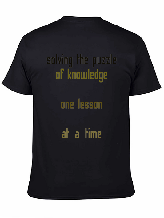 Knowledge Puzzle T-Shirt - One Lesson at a Time