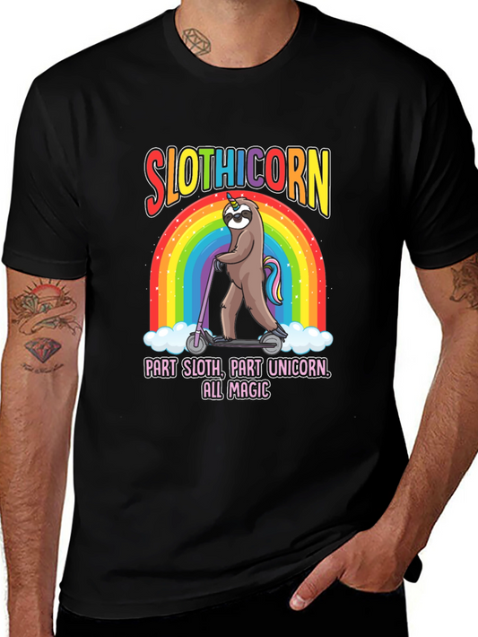 Slothicorn T-Shirt - Part Sloth Part Unicorn All Magic!
