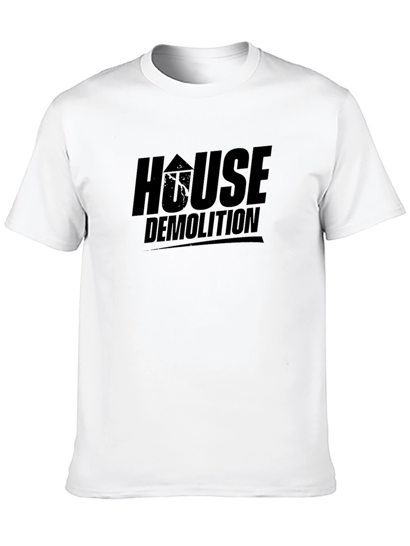 House Demolition Black Graphic T-Shirt