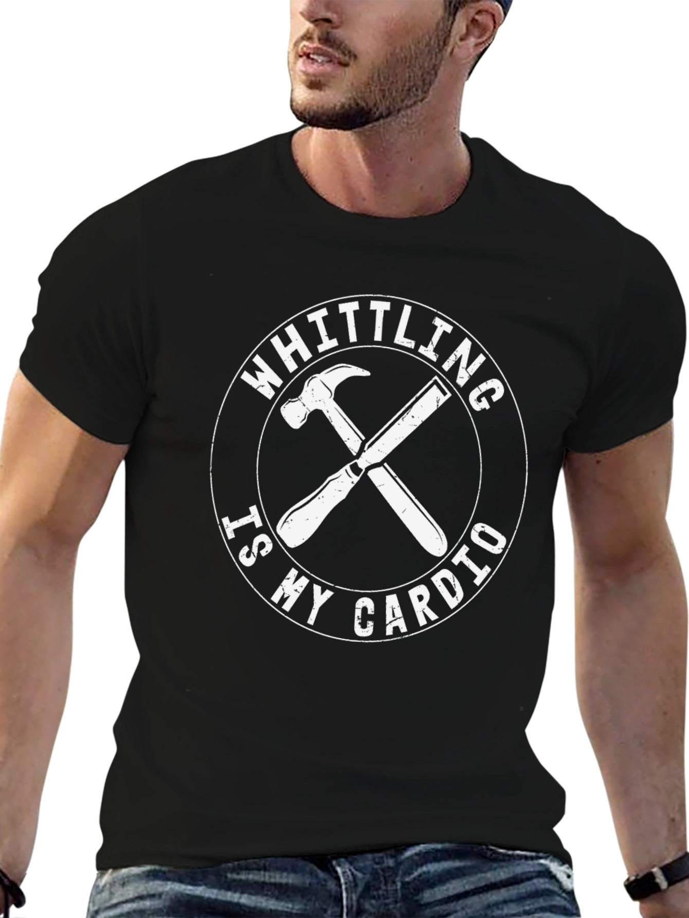 Whittling is My Cardio Graphic T-Shirt