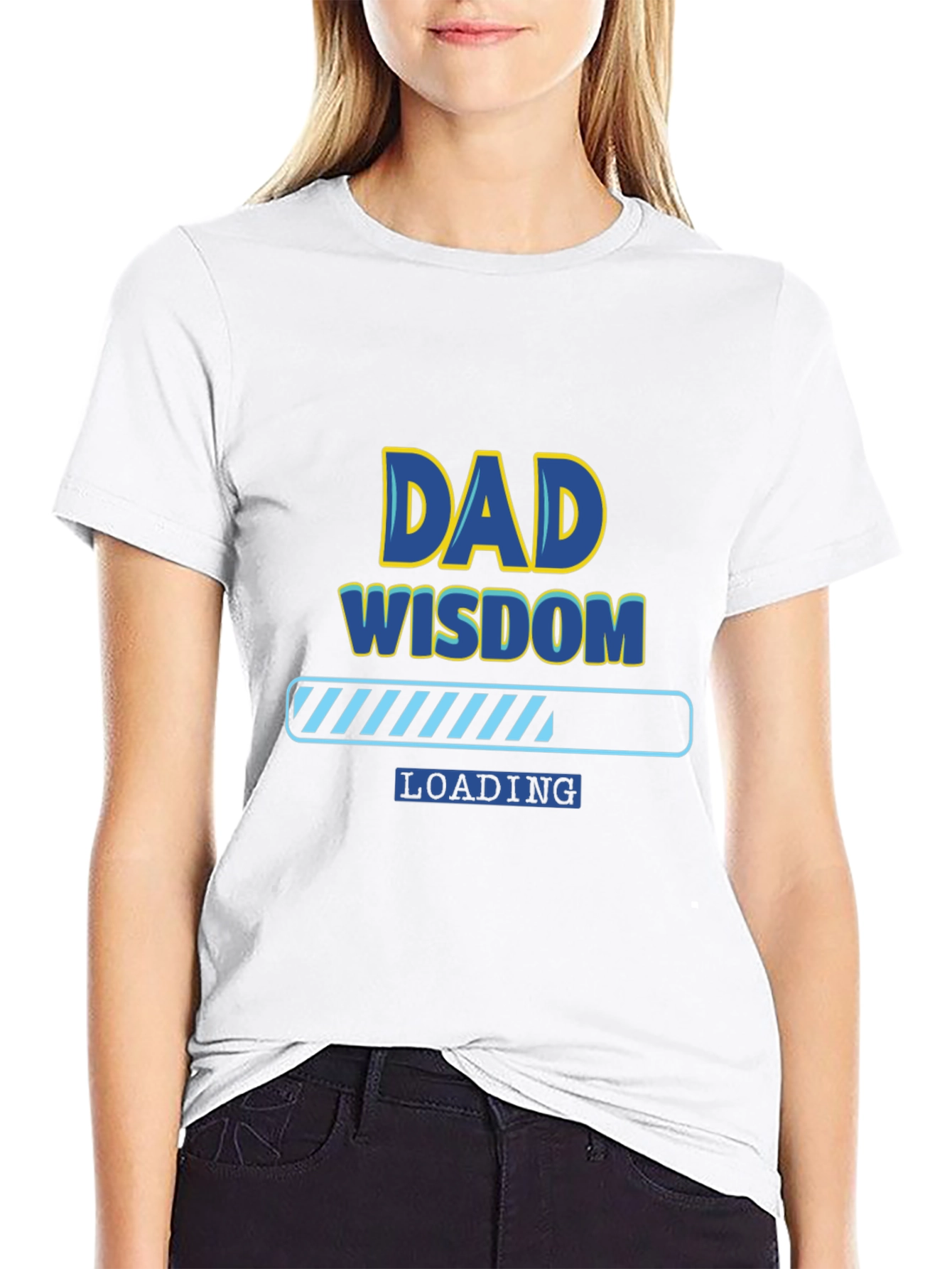 Dad Wisdom Loading T-Shirt - Funny Fathers Day Tee