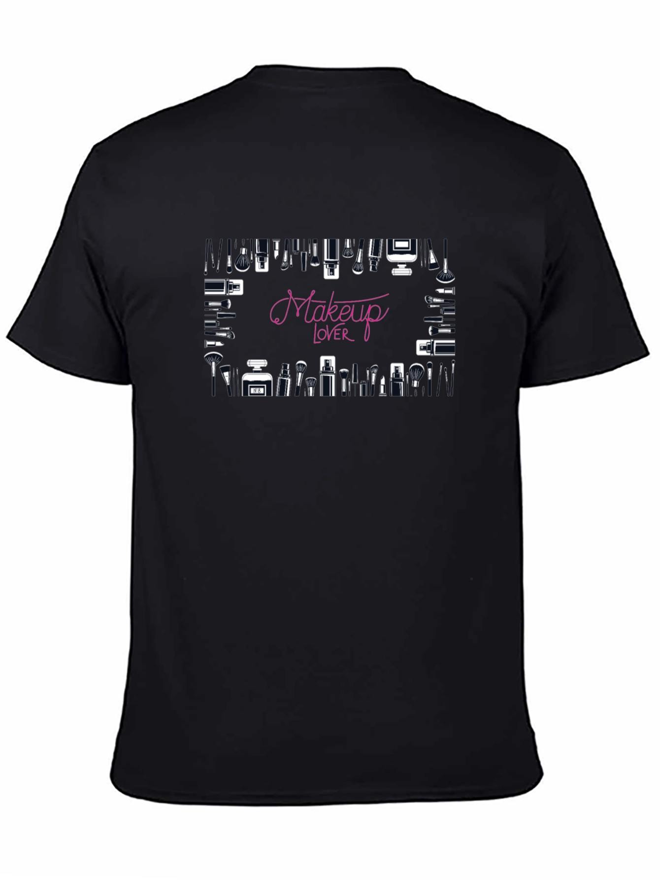 Makeup Lover Graphic T-Shirt - Black
